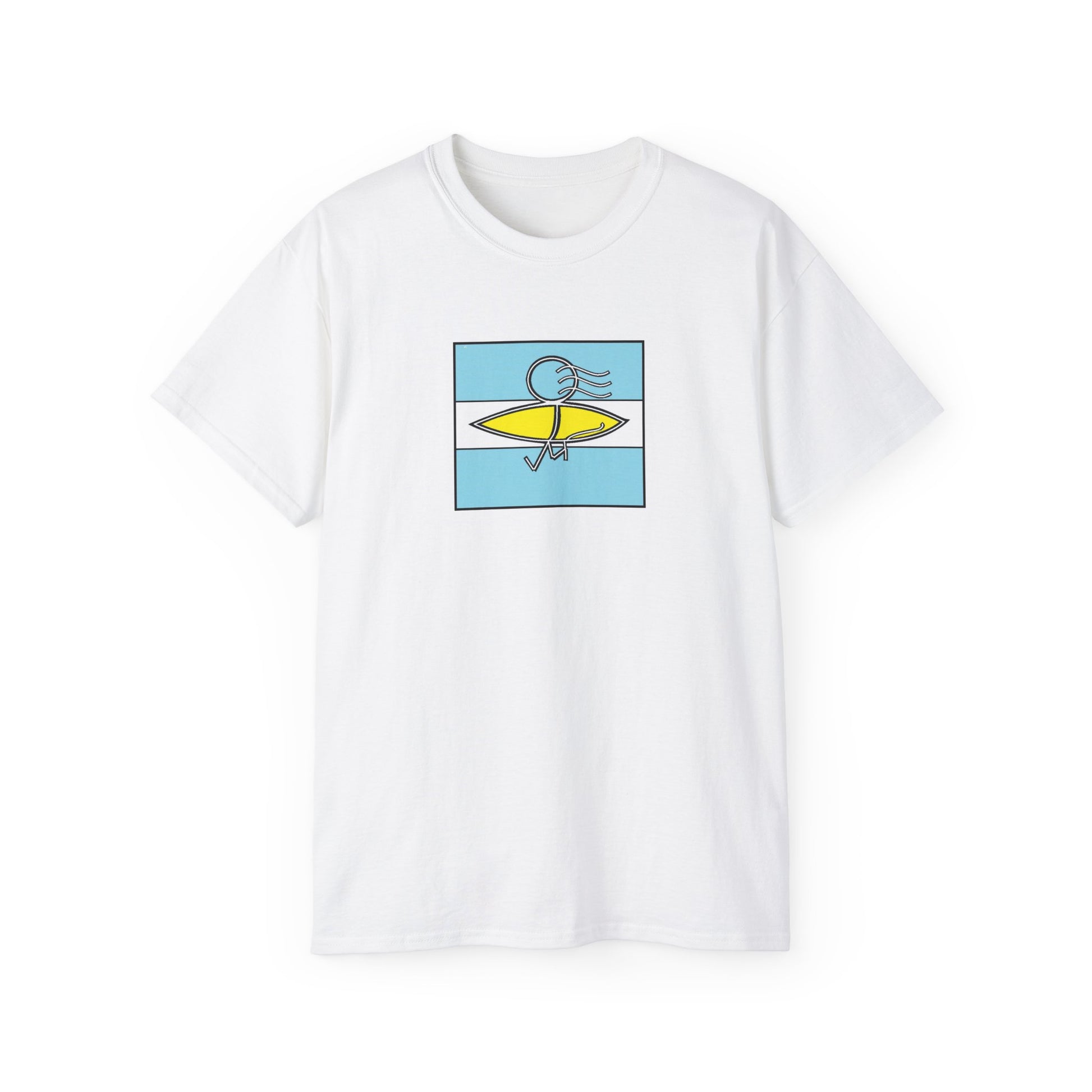 Surf-Inspired Unisex Tee, Graphic T-Shirt for Beach Lovers, Casual Summer Wear, Perfect for Gift, Retro Surf Style