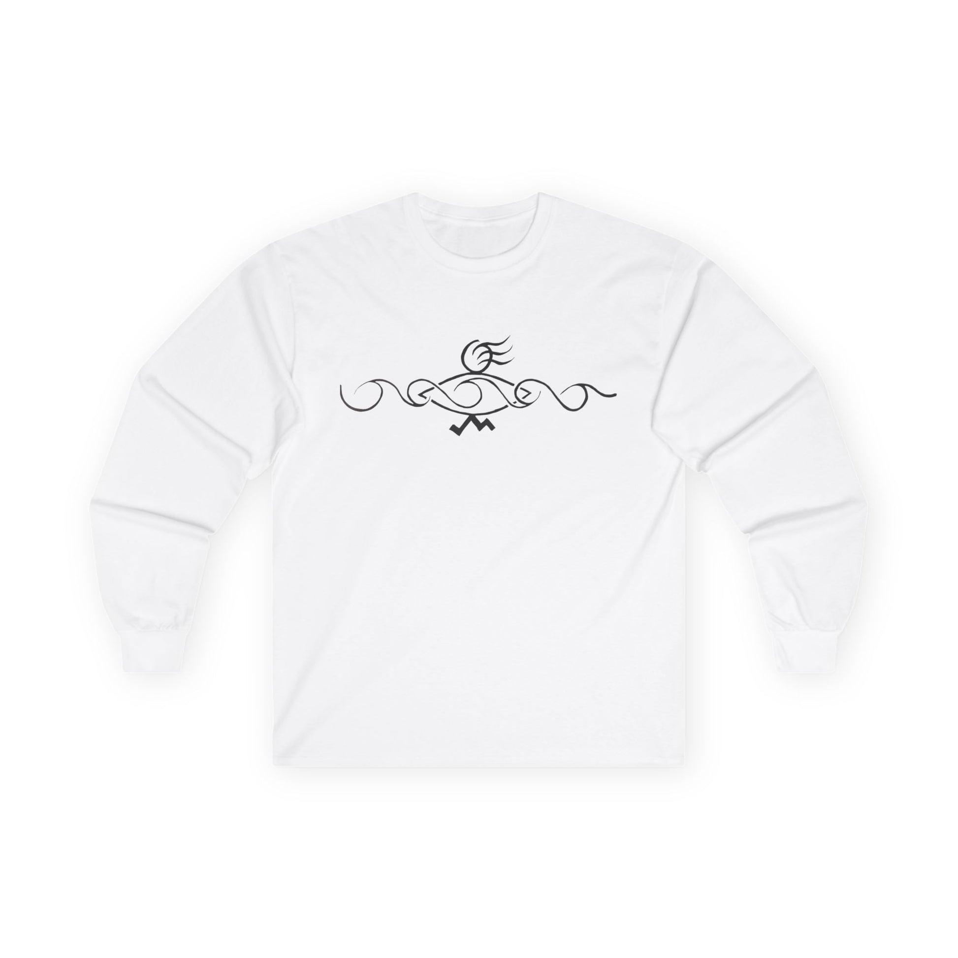 Stylish Unisex Long Sleeve Tee with Artistic Design, Casual Wear, Gift for Him/Her, Perfect for Everyday or Special Occasions