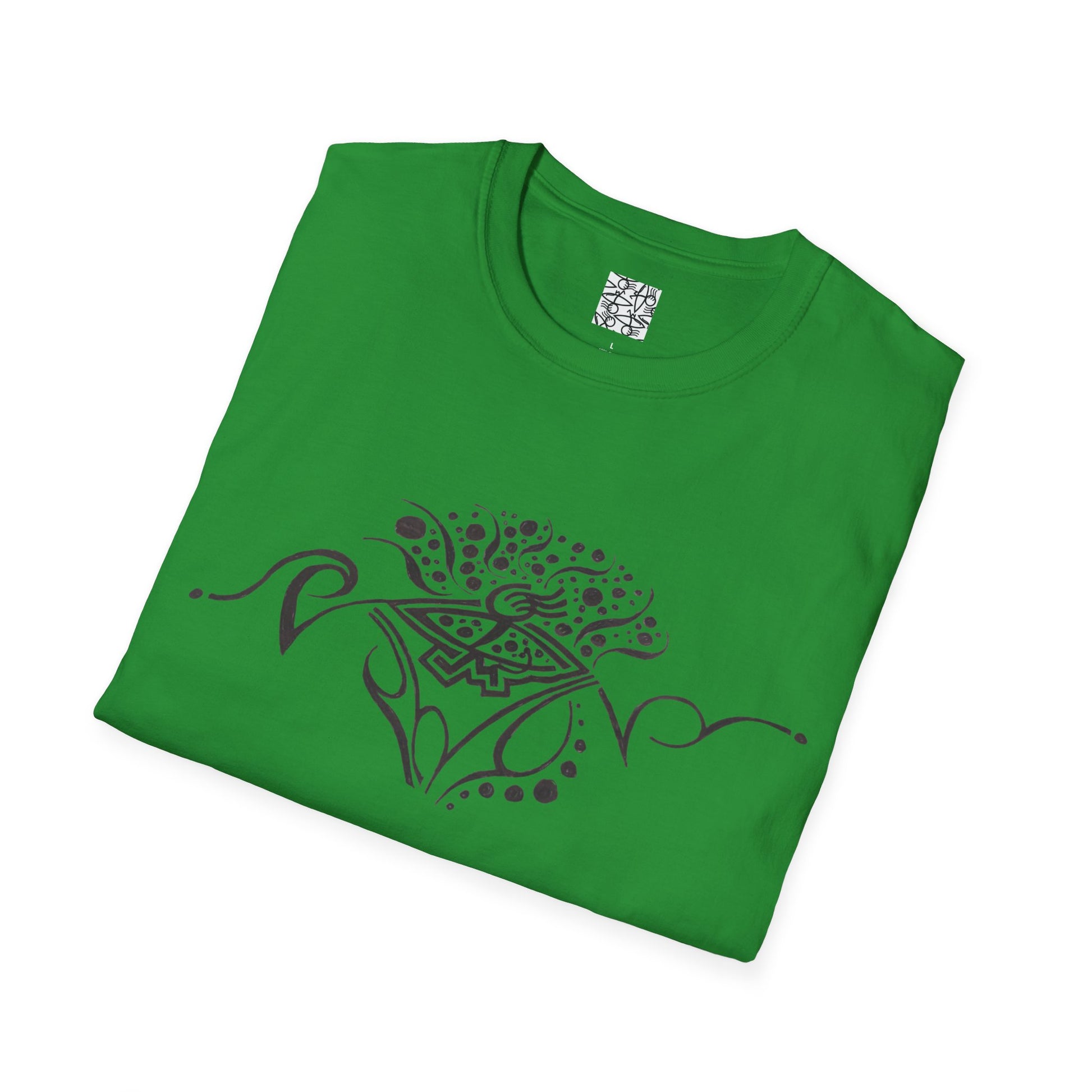 Boho Floral Unisex T-Shirt, Softstyle Tee for Summers, Perfect for Casual Outings, Gifts for Friends, Comfortable Everyday Wear