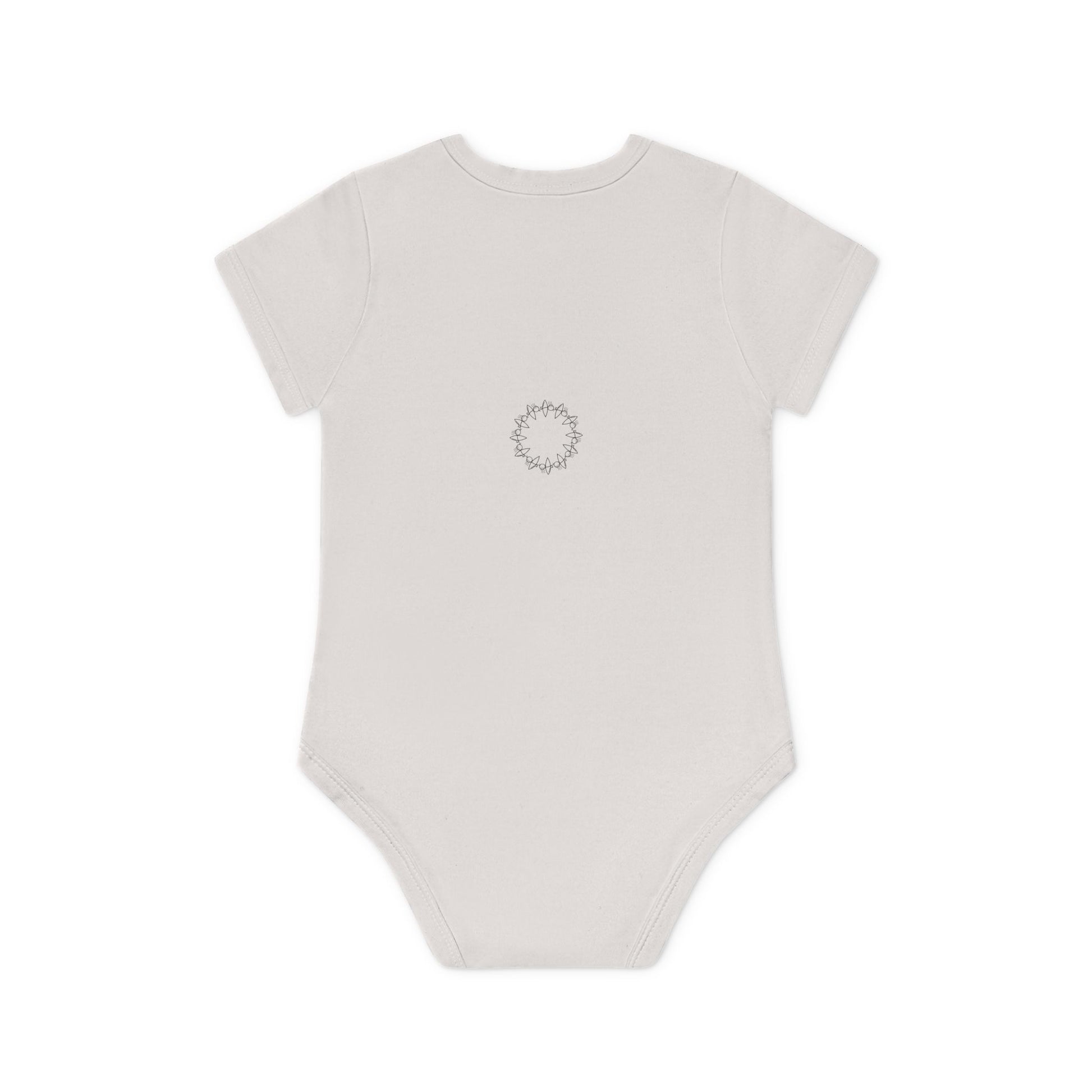 Cute Organic Baby Bodysuit with Floral Design - Eco-Friendly Infant Apparel