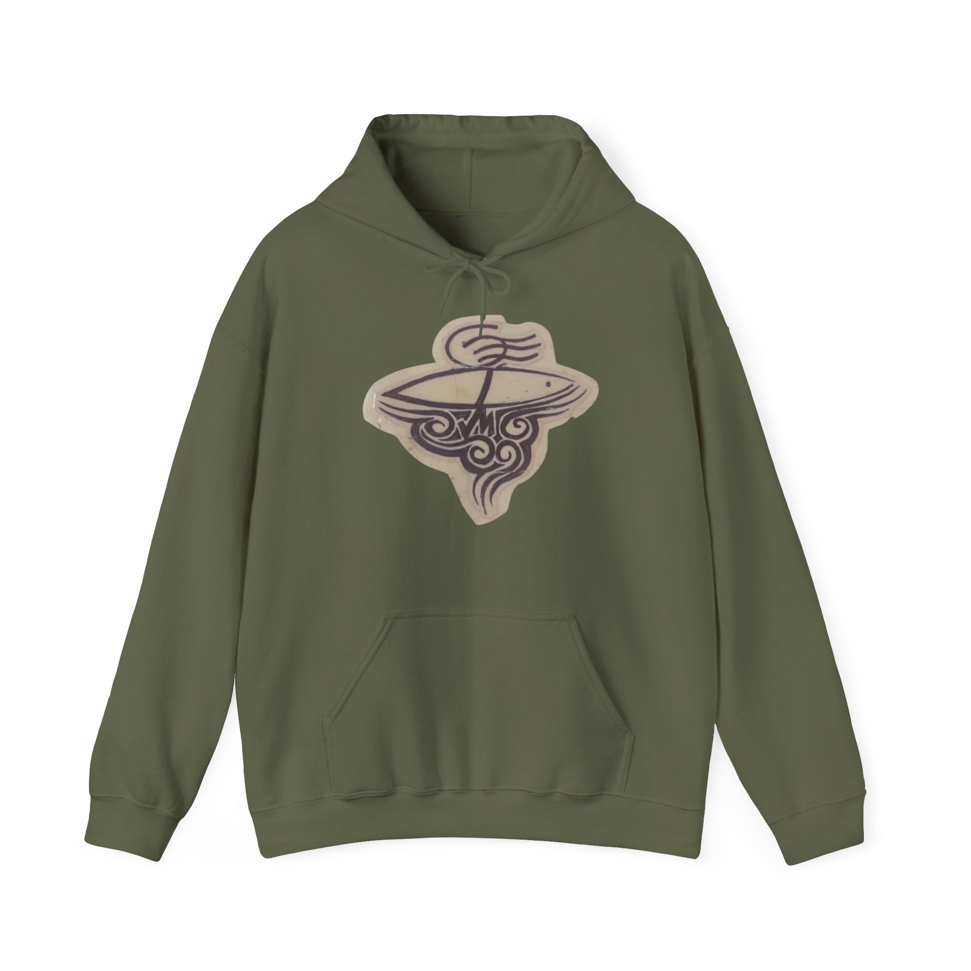 Hand-Drawn Cosmic Dream Hoodie, Perfect for Cozy Days, Unique Gift for Space Lovers, Unisex Heavy Blend Sweatshirt, Stylish Layering