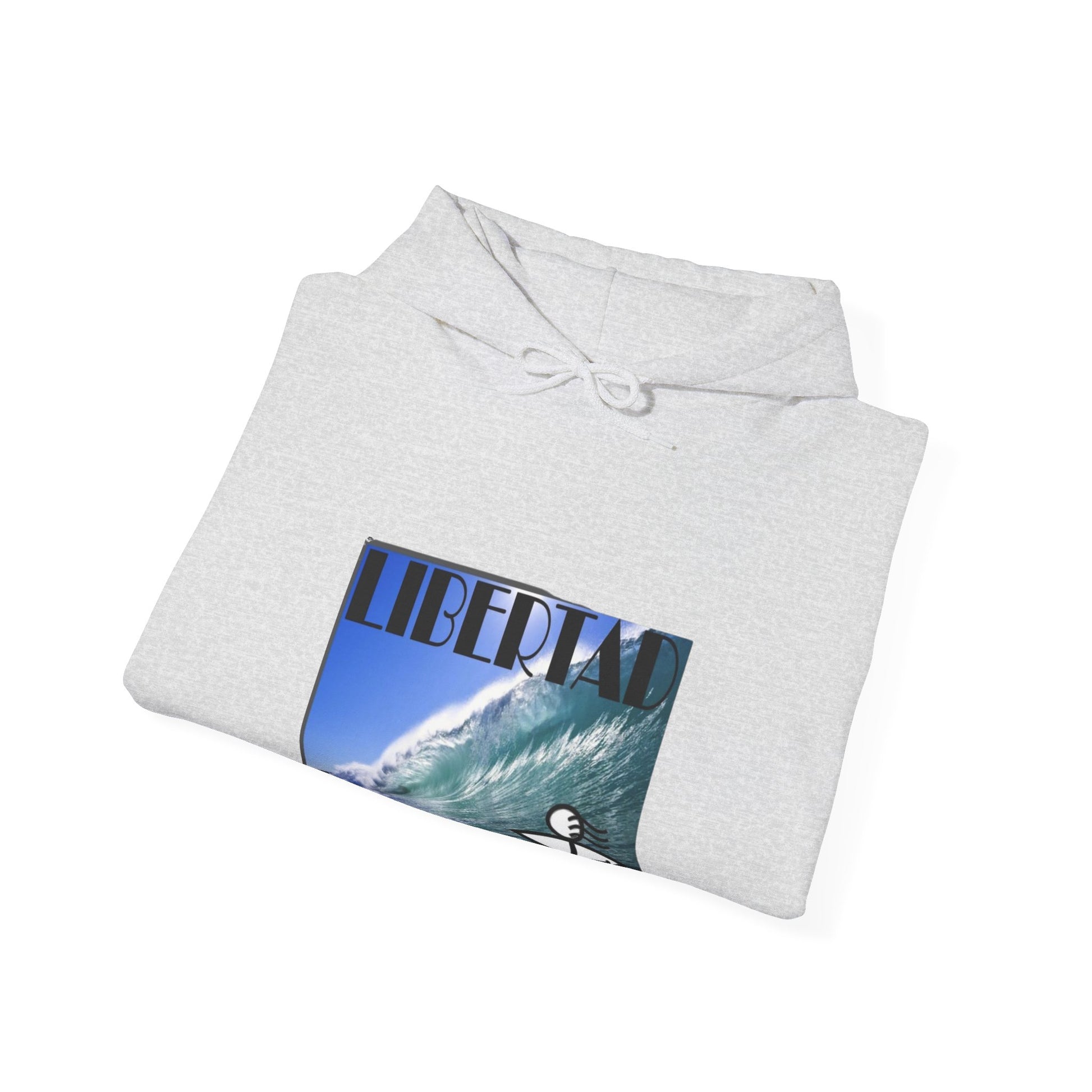 Libertad Surf Hoodie - Unisex Heavy Blend™ Sweatshirt for Coastal Living