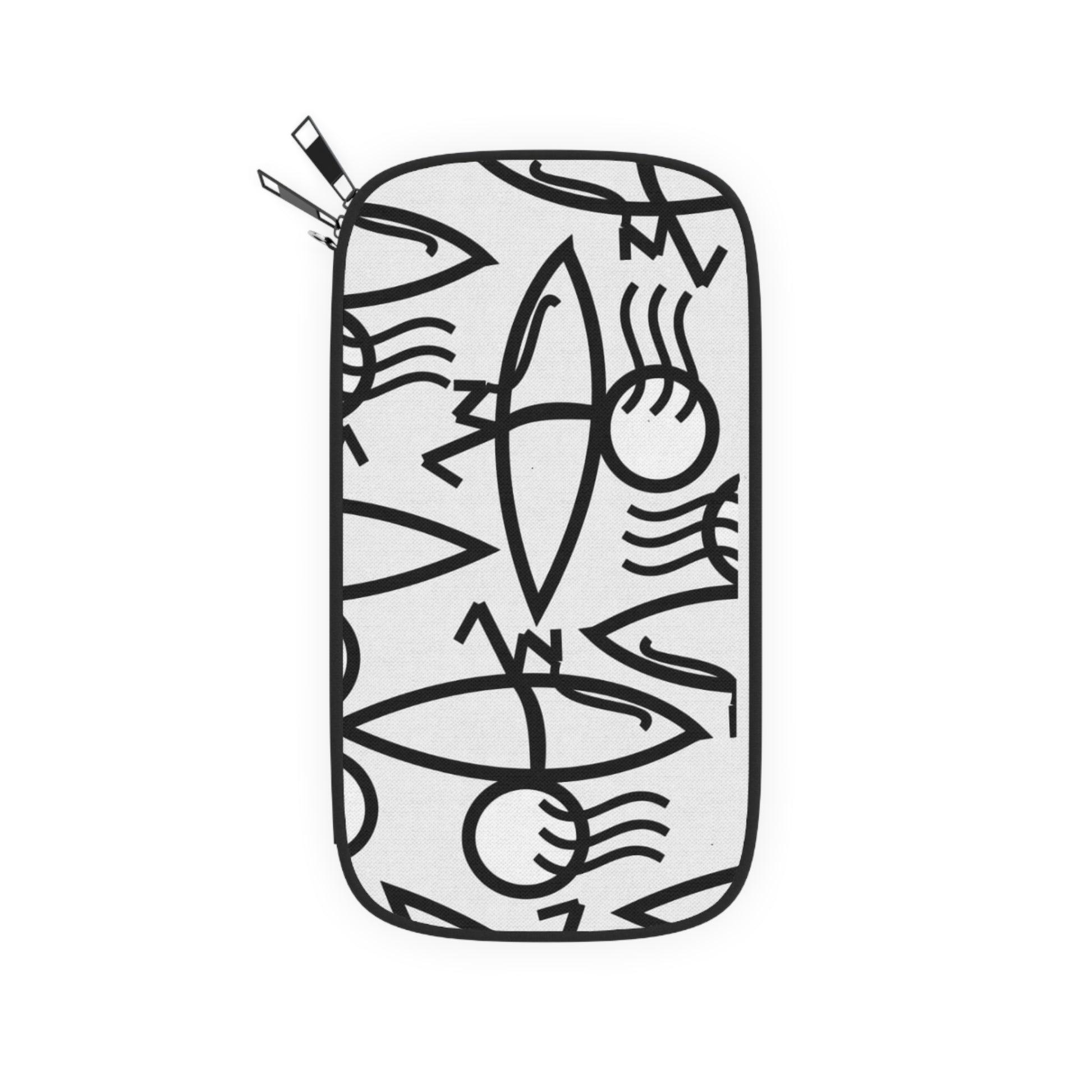 Chic Surf-Inspired Passport Wallet - Travel Organizer with Bold Designs
