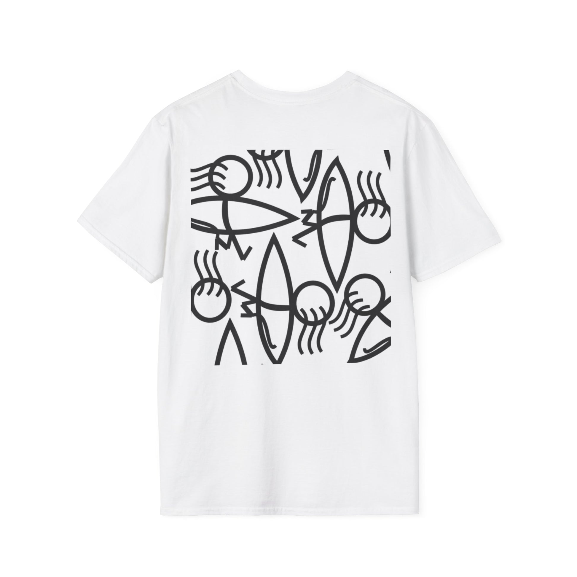 Surfing Fun Unisex T-Shirt, Beachwear, Summer Style, Casual Tee, Gift for Surfers, Unisex Graphic Shirt, Eco-Friendly Apparel