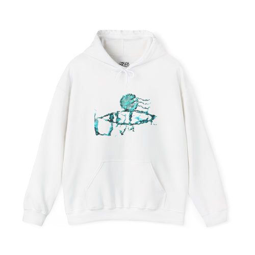 Abstract Nature-Inspired Hoodie, Comfy Sweatshirt, Cozy Gift for Nature Lovers, Meditation Gift, Earthy Aesthetic Fashion