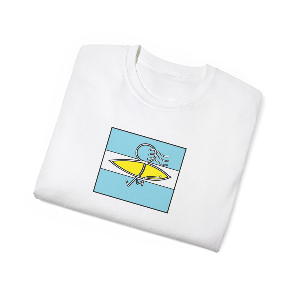 Surf-Inspired Unisex Tee, Graphic T-Shirt for Beach Lovers, Casual Summer Wear, Perfect for Gift, Retro Surf Style