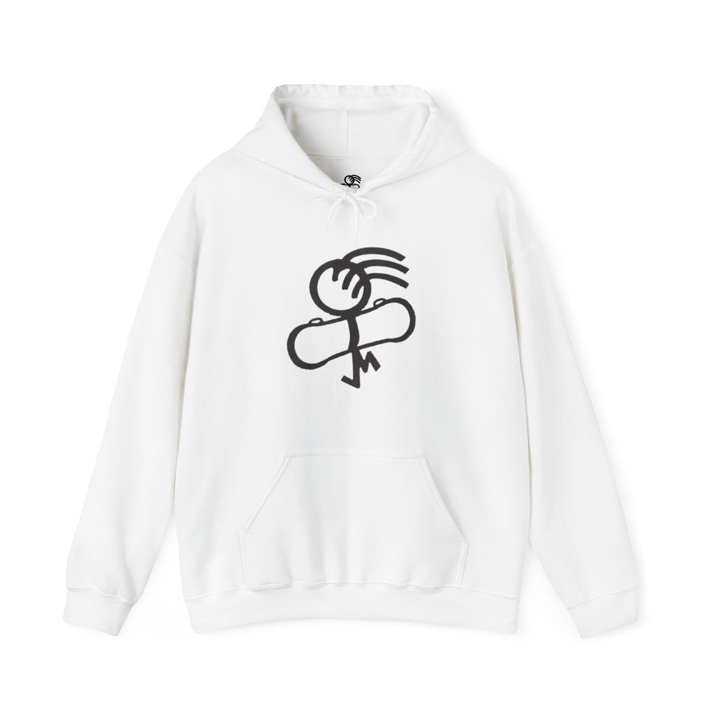 Skate-Inspired Hoodie for Art Lovers, Stylish Sweatshirt, Unique Gift for Skaters, Streetwear Fashion, Cozy Layering Piece