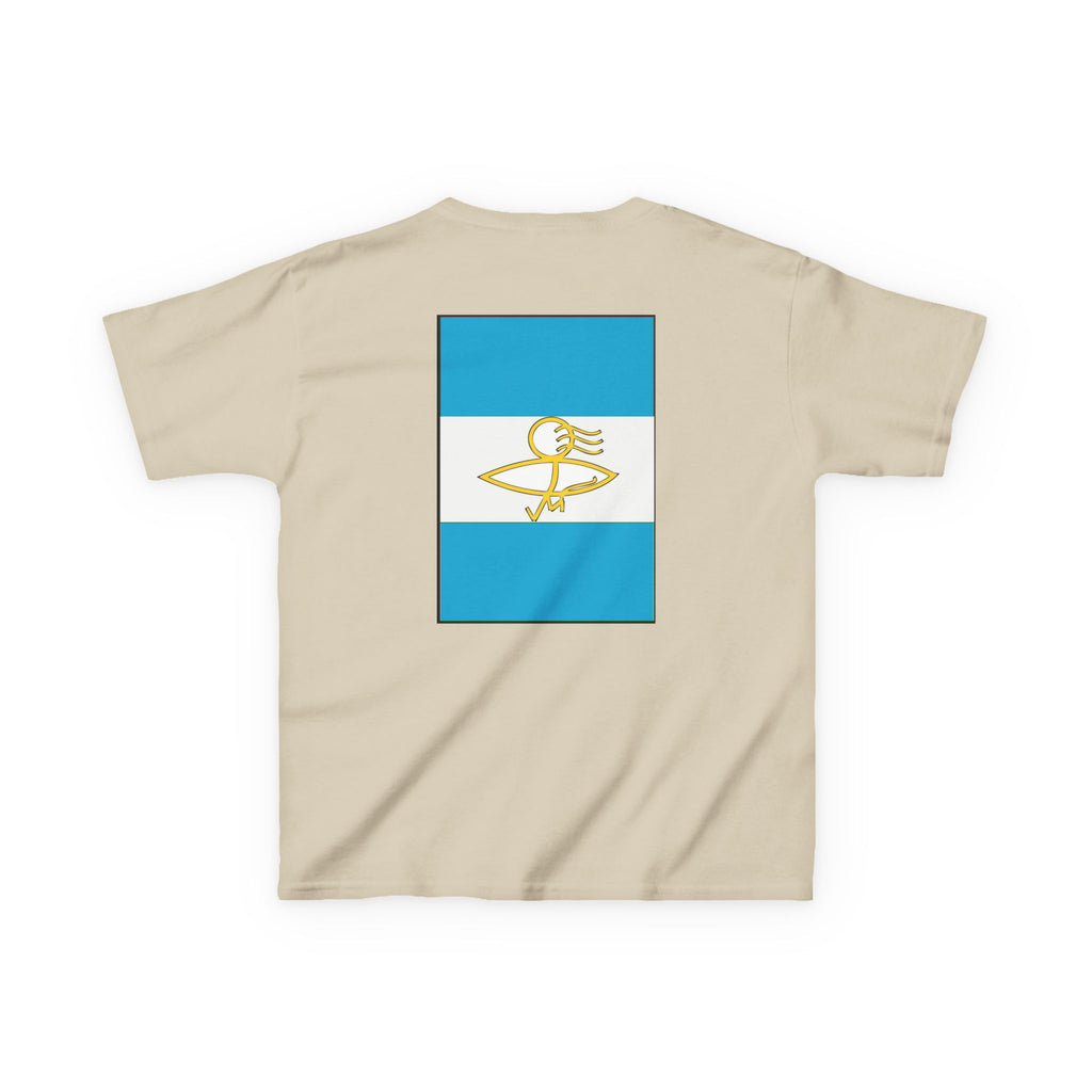 Argentinian Flag Kids Tee, Fun Summer Wear, Boys Girls T-Shirt, Birthday Gift, Vacation Trip Apparel