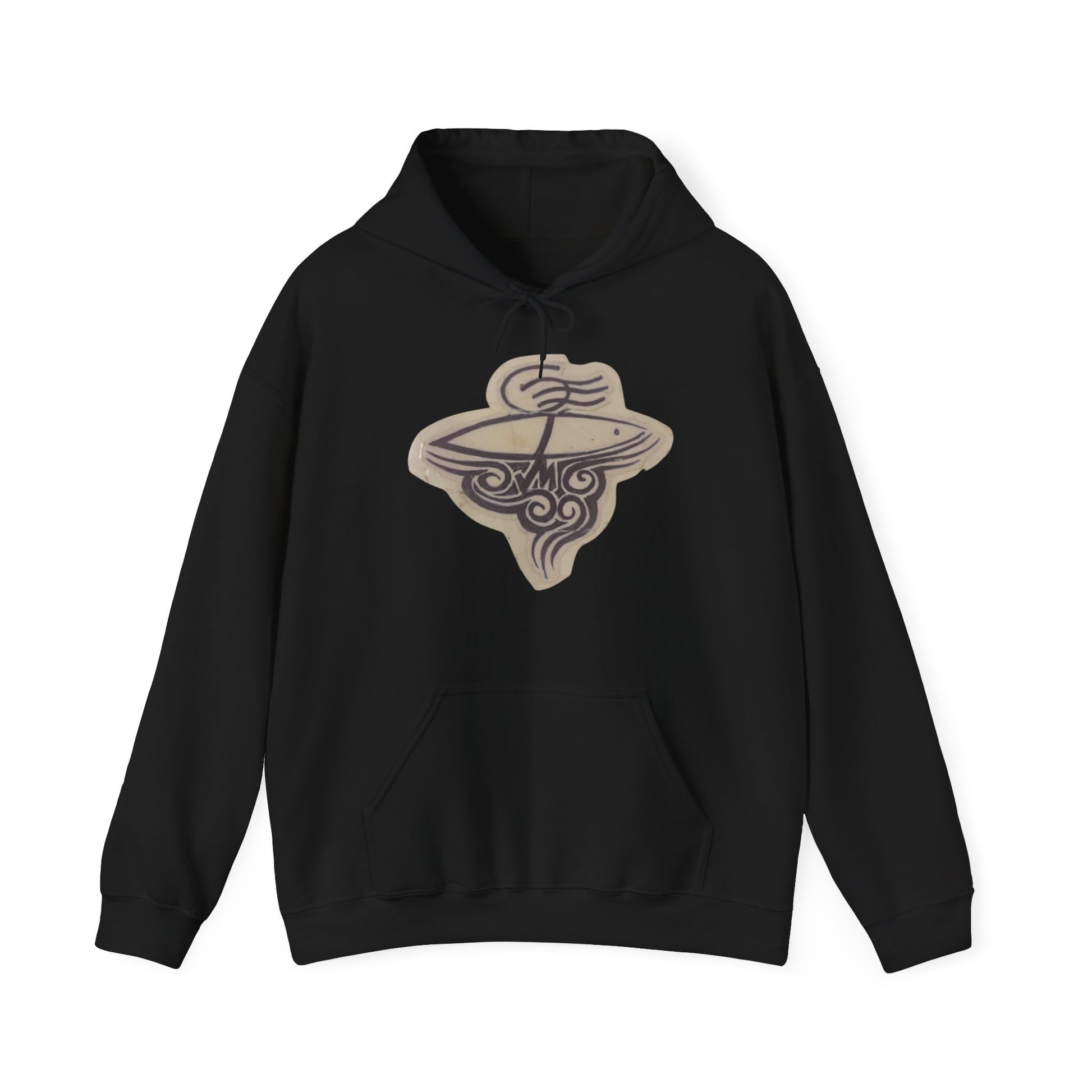 Hand-Drawn Cosmic Dream Hoodie, Perfect for Cozy Days, Unique Gift for Space Lovers, Unisex Heavy Blend Sweatshirt, Stylish Layering