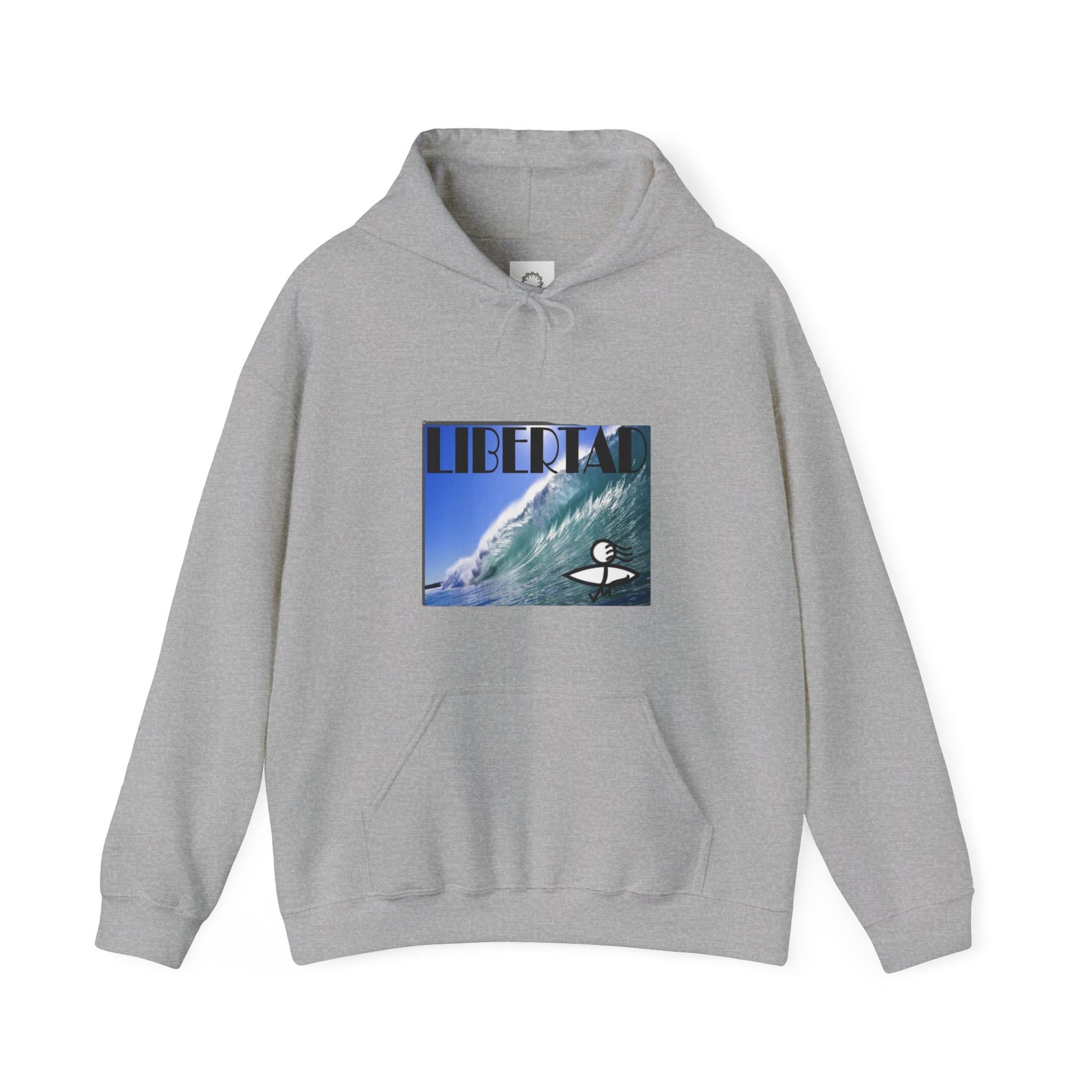 Libertad Surf Hoodie - Unisex Heavy Blend™ Sweatshirt for Coastal Living