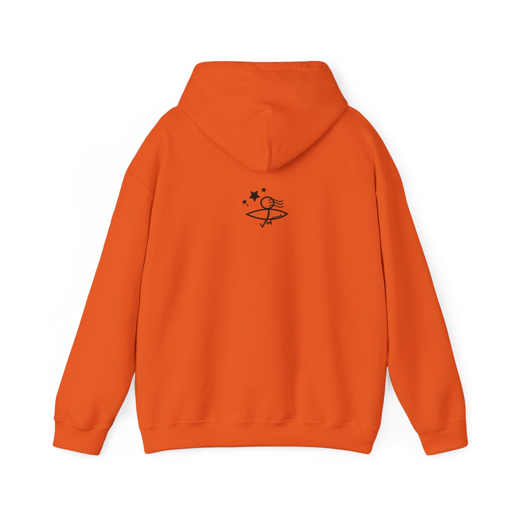 Cozy Unisex Hooded Sweatshirt with Circular Design | Perfect for Casual Wear & Gift Giving