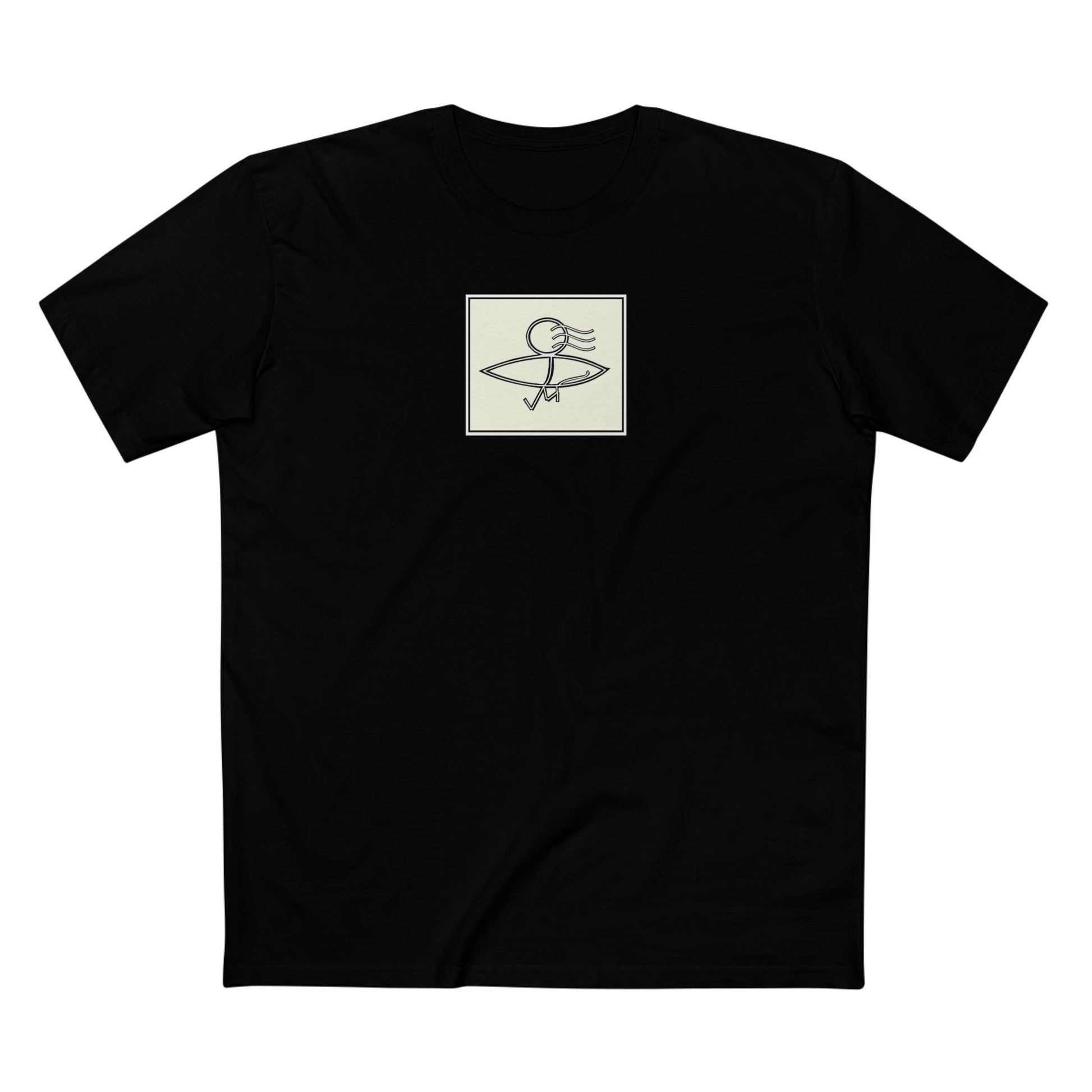 Retro Graphic Black Tee for Everyday Style