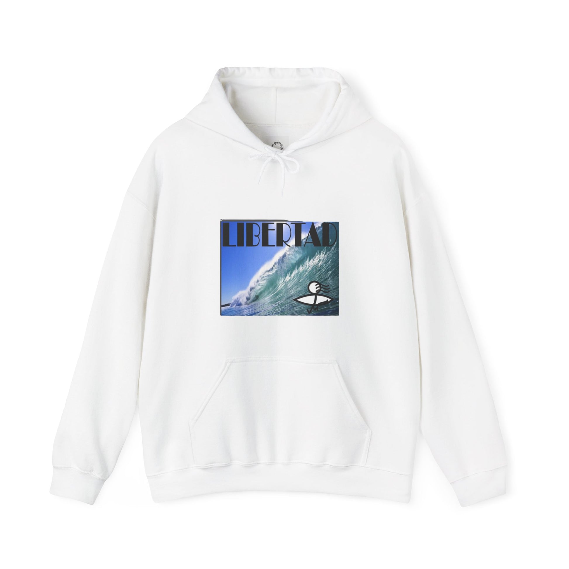Libertad Surf Hoodie - Unisex Heavy Blend™ Sweatshirt for Coastal Living