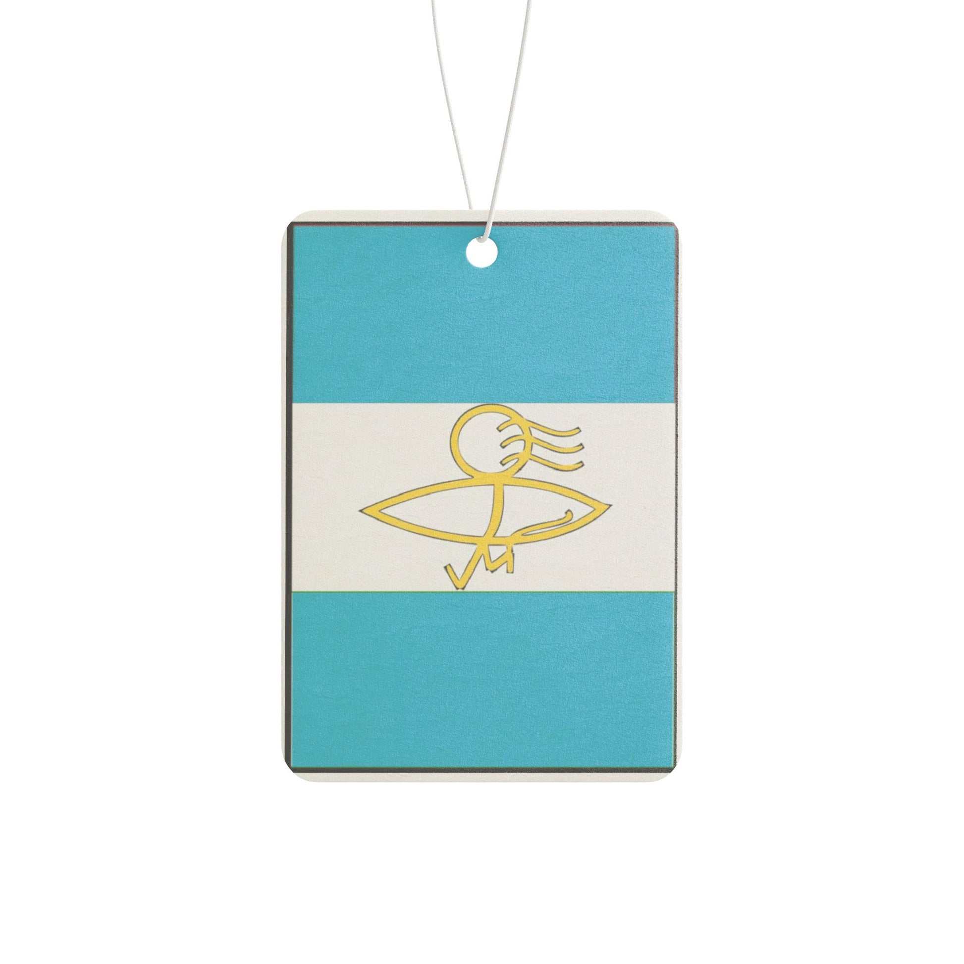Argentina Surfing Car Air Freshener, Nautical Decor, Beach Vibe, Unique Gift, Summer Road Trip, Car Scent Tag