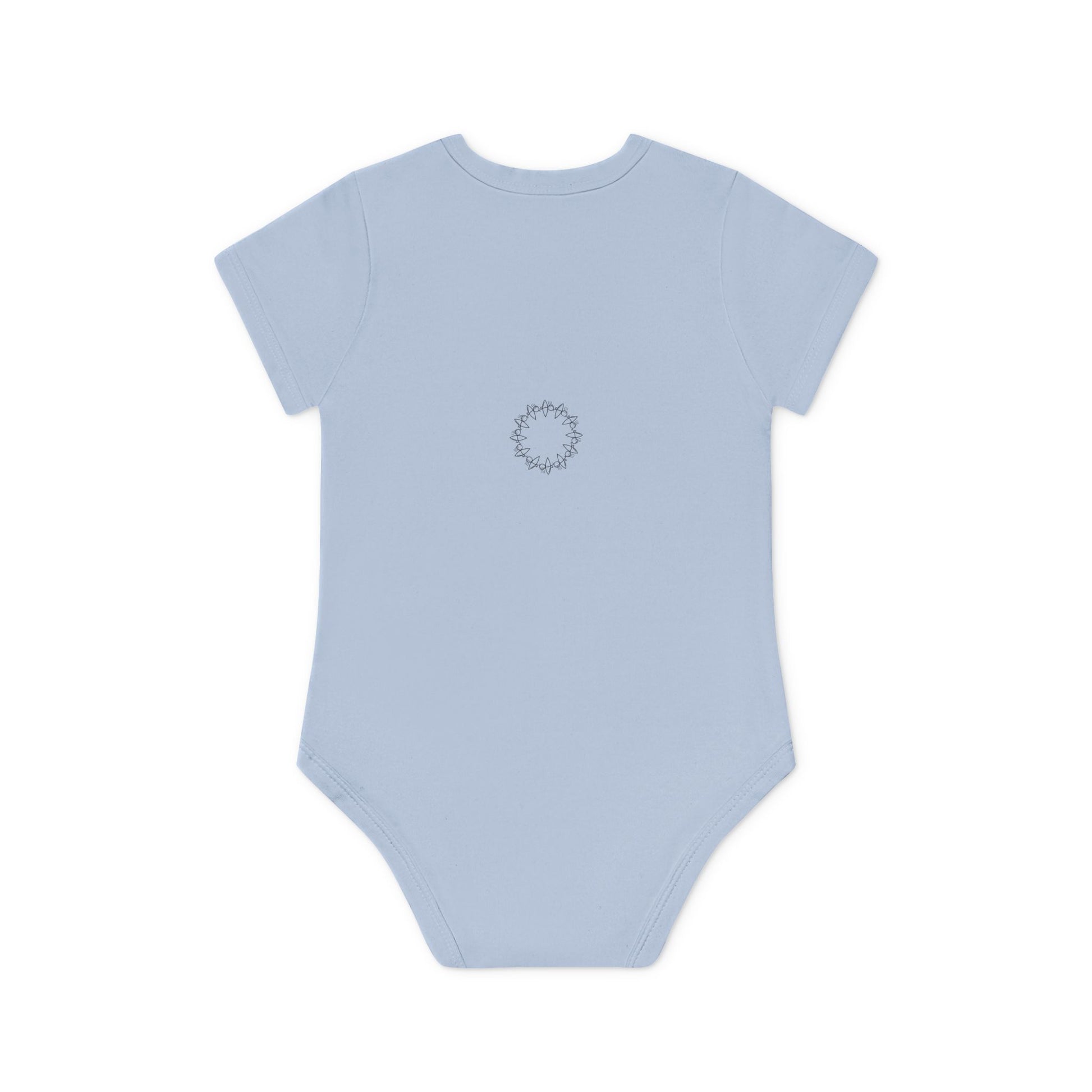 Cute Organic Baby Bodysuit with Floral Design - Eco-Friendly Infant Apparel