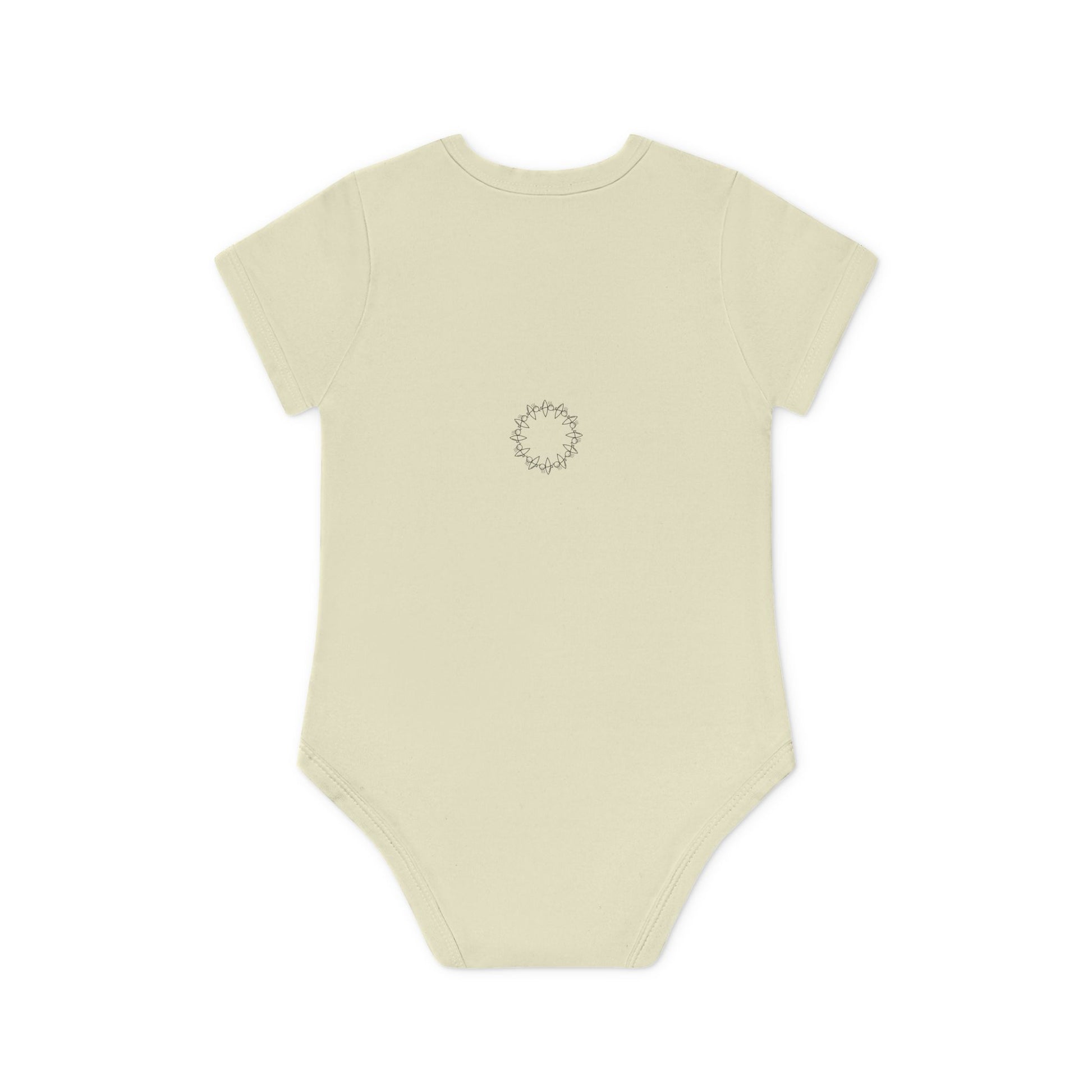 Cute Organic Baby Bodysuit with Floral Design - Eco-Friendly Infant Apparel