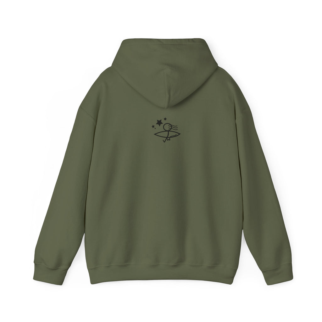 Cozy Unisex Hooded Sweatshirt with Circular Design | Perfect for Casual Wear & Gift Giving