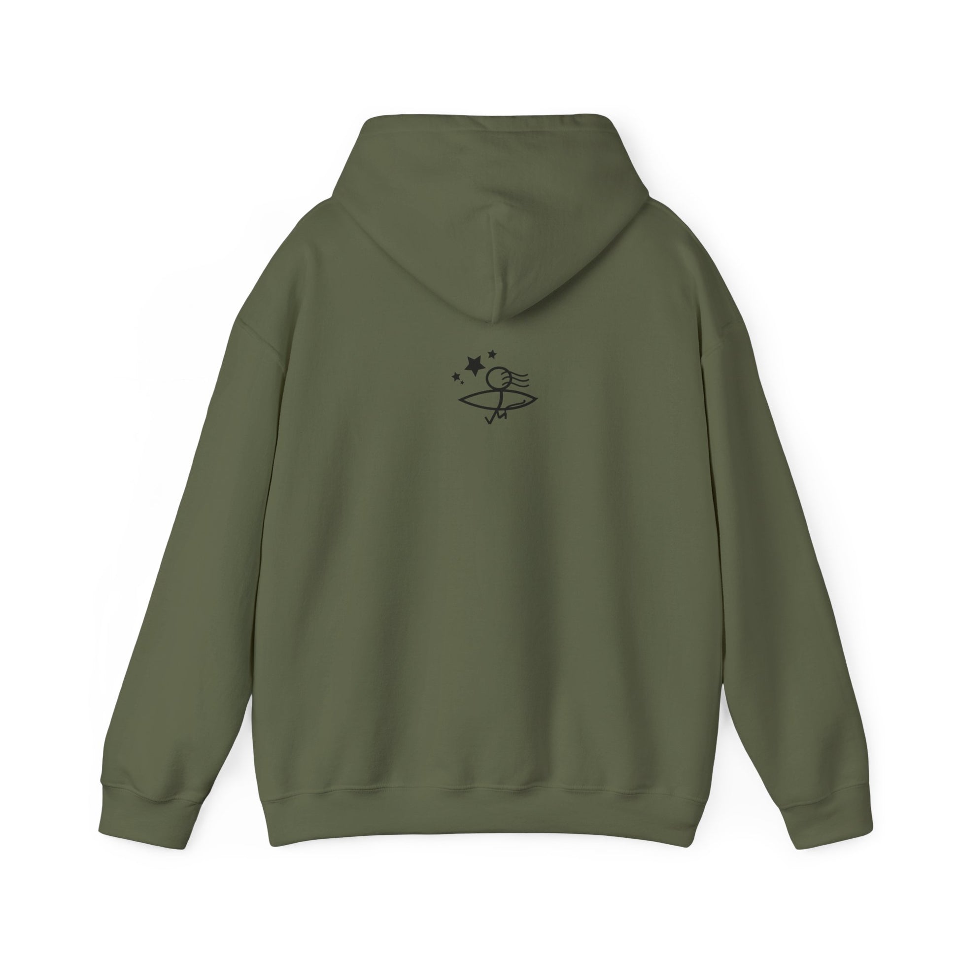 Cozy Unisex Hooded Sweatshirt with Circular Design | Perfect for Casual Wear & Gift Giving