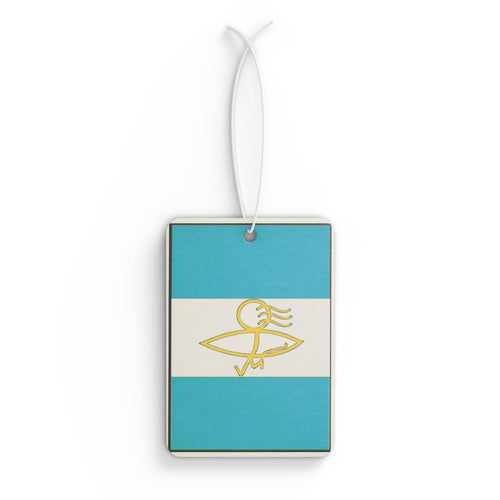 Argentina Surfing Car Air Freshener, Nautical Decor, Beach Vibe, Unique Gift, Summer Road Trip, Car Scent Tag
