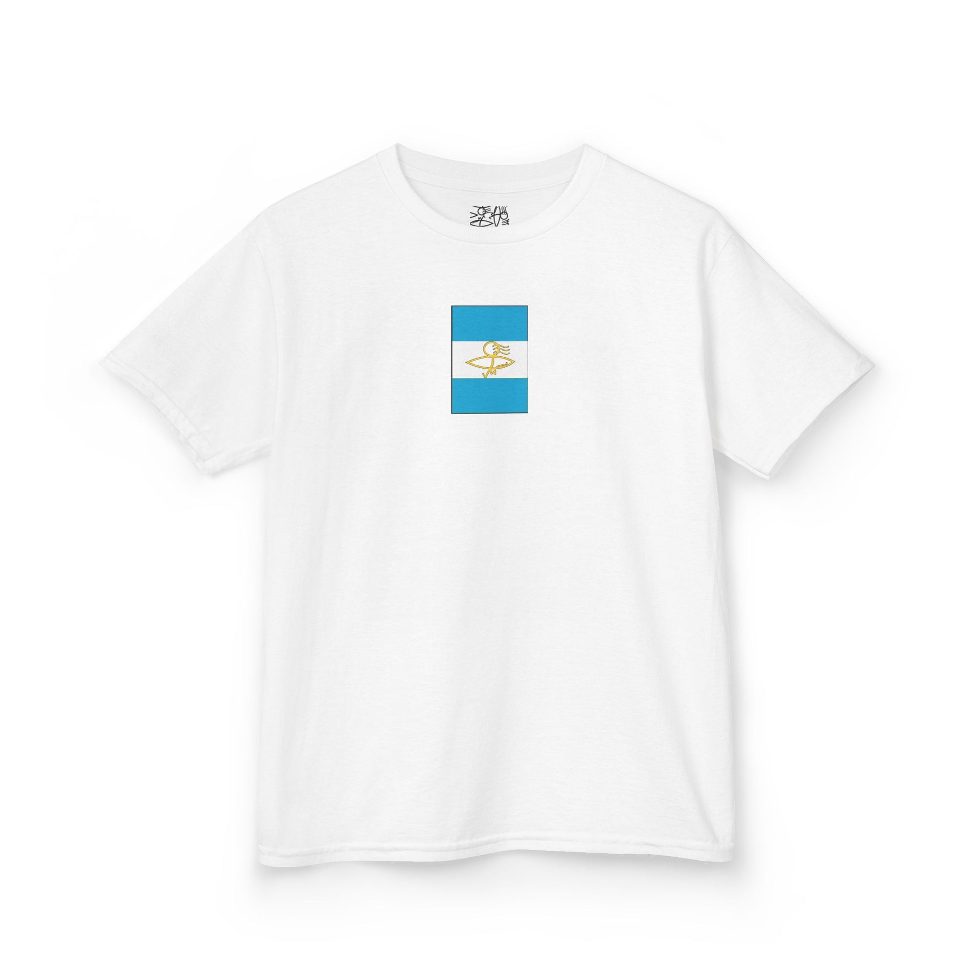 Argentinian Flag Kids Tee, Fun Summer Wear, Boys Girls T-Shirt, Birthday Gift, Vacation Trip Apparel