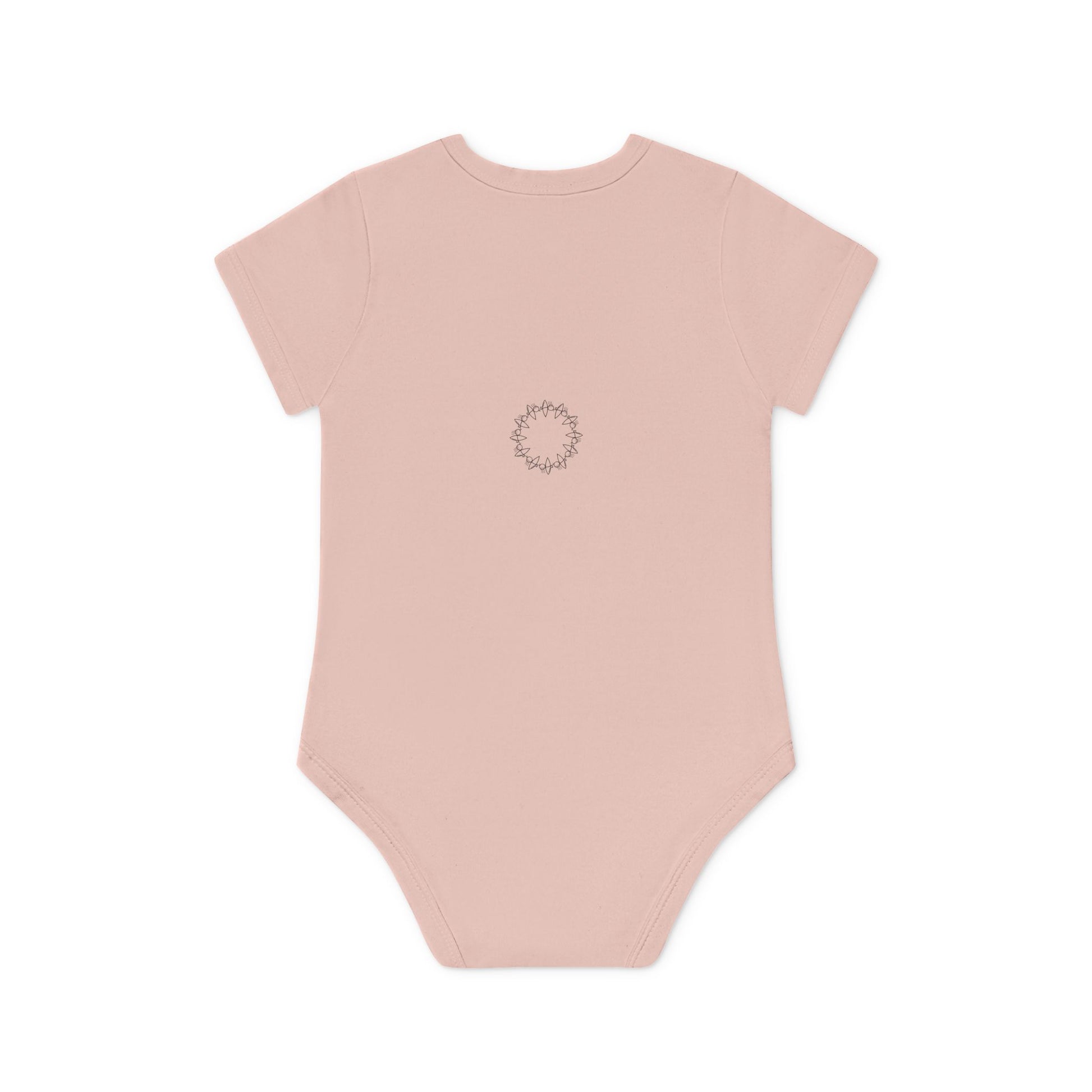 Cute Organic Baby Bodysuit with Floral Design - Eco-Friendly Infant Apparel