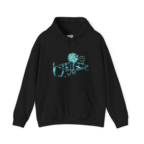 Abstract Nature-Inspired Hoodie, Comfy Sweatshirt, Cozy Gift for Nature Lovers, Meditation Gift, Earthy Aesthetic Fashion