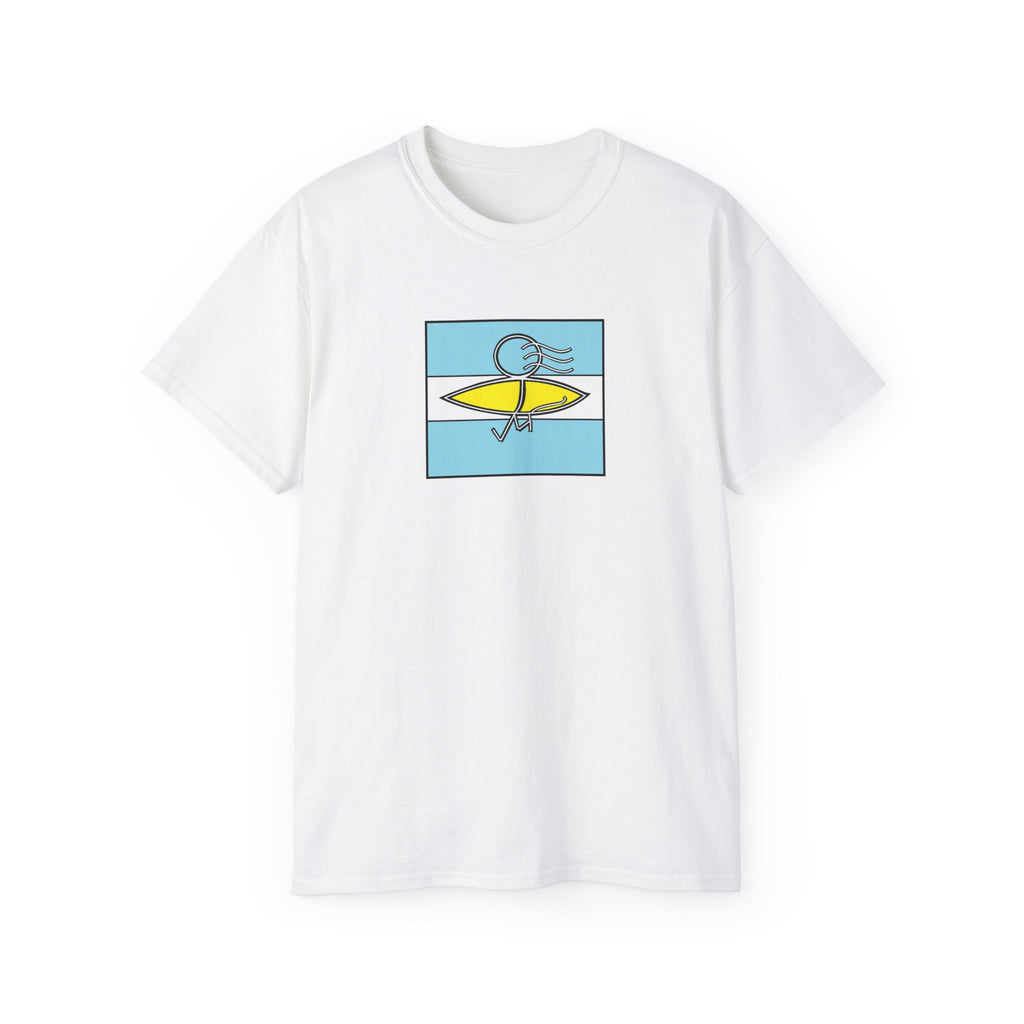 Surf-Inspired Unisex Tee, Graphic T-Shirt for Beach Lovers, Casual Summer Wear, Perfect for Gift, Retro Surf Style