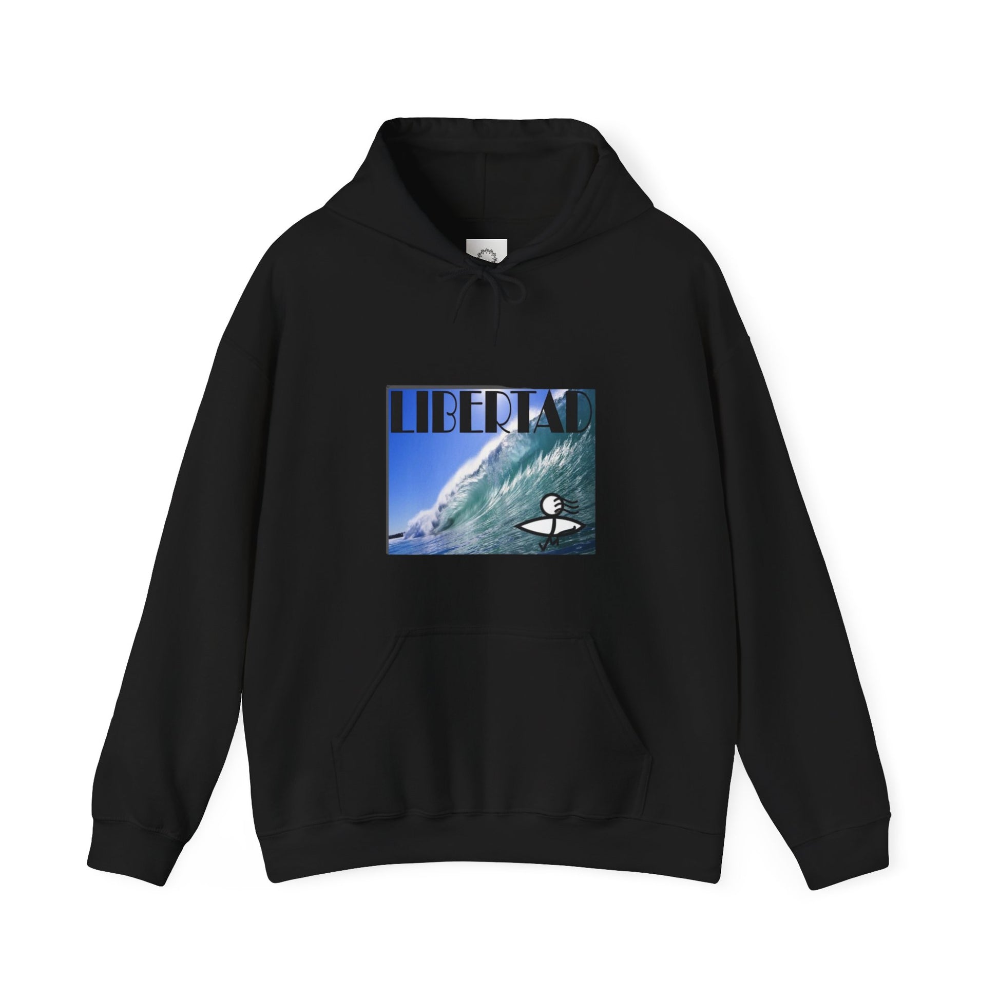 Libertad Surf Hoodie - Unisex Heavy Blend™ Sweatshirt for Coastal Living