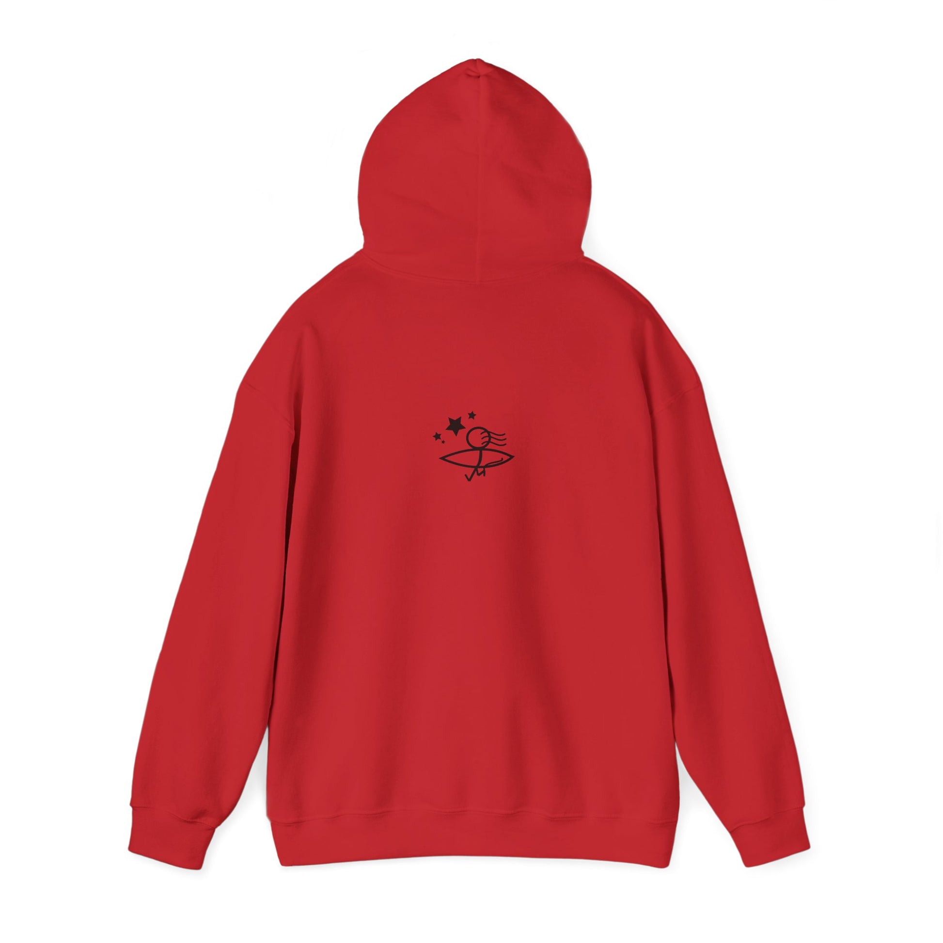 Cozy Unisex Hooded Sweatshirt with Circular Design | Perfect for Casual Wear & Gift Giving