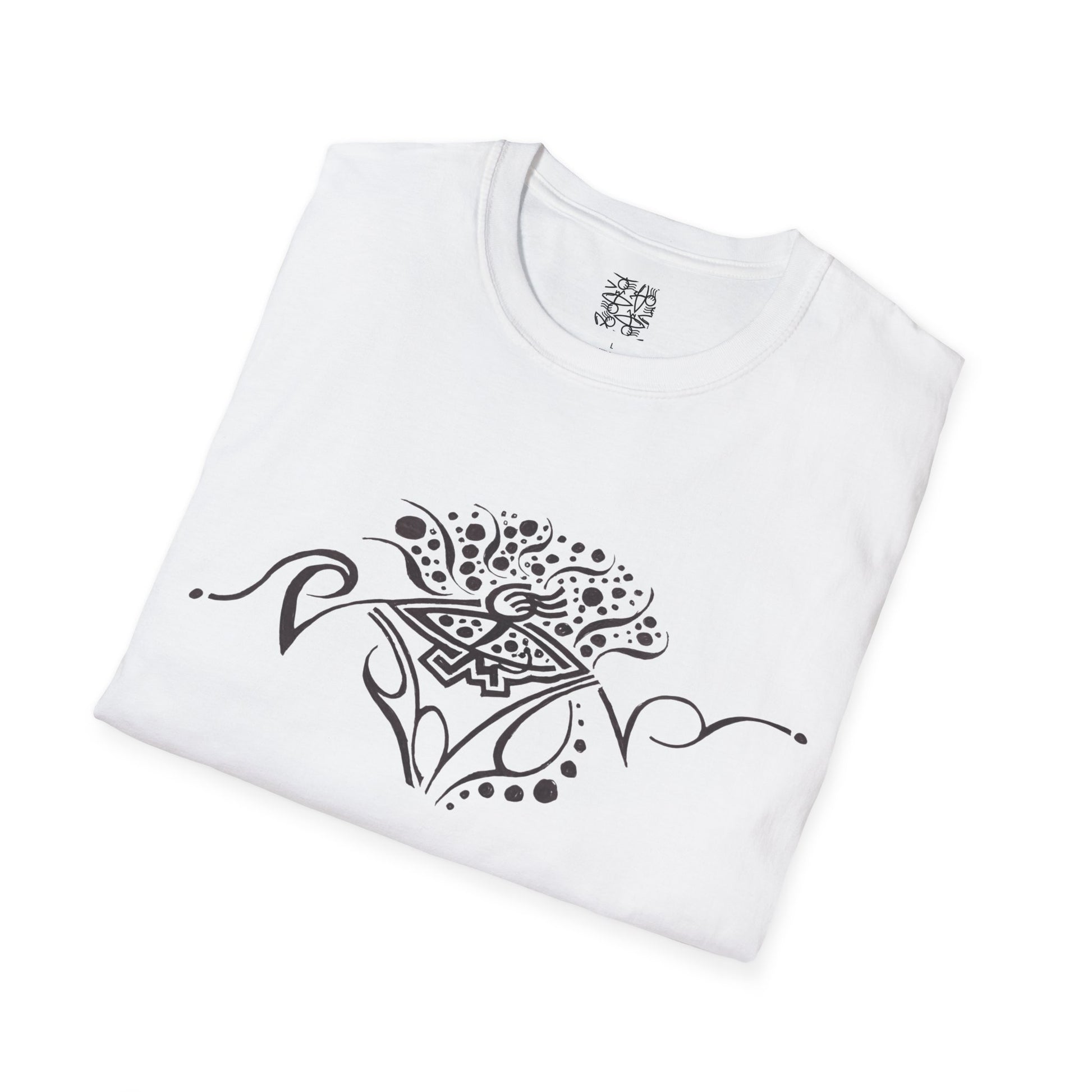 Boho Floral Unisex T-Shirt, Softstyle Tee for Summers, Perfect for Casual Outings, Gifts for Friends, Comfortable Everyday Wear