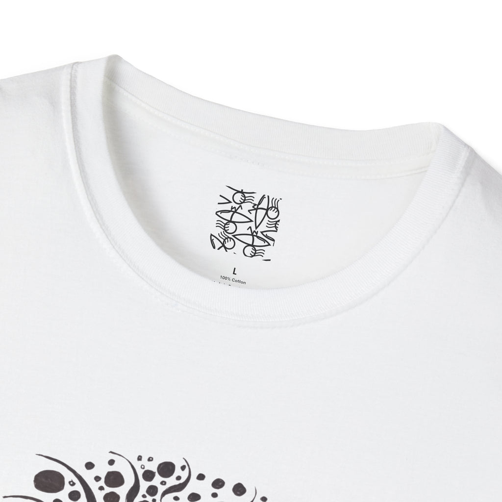 Boho Floral Unisex T-Shirt, Softstyle Tee for Summers, Perfect for Casual Outings, Gifts for Friends, Comfortable Everyday Wear