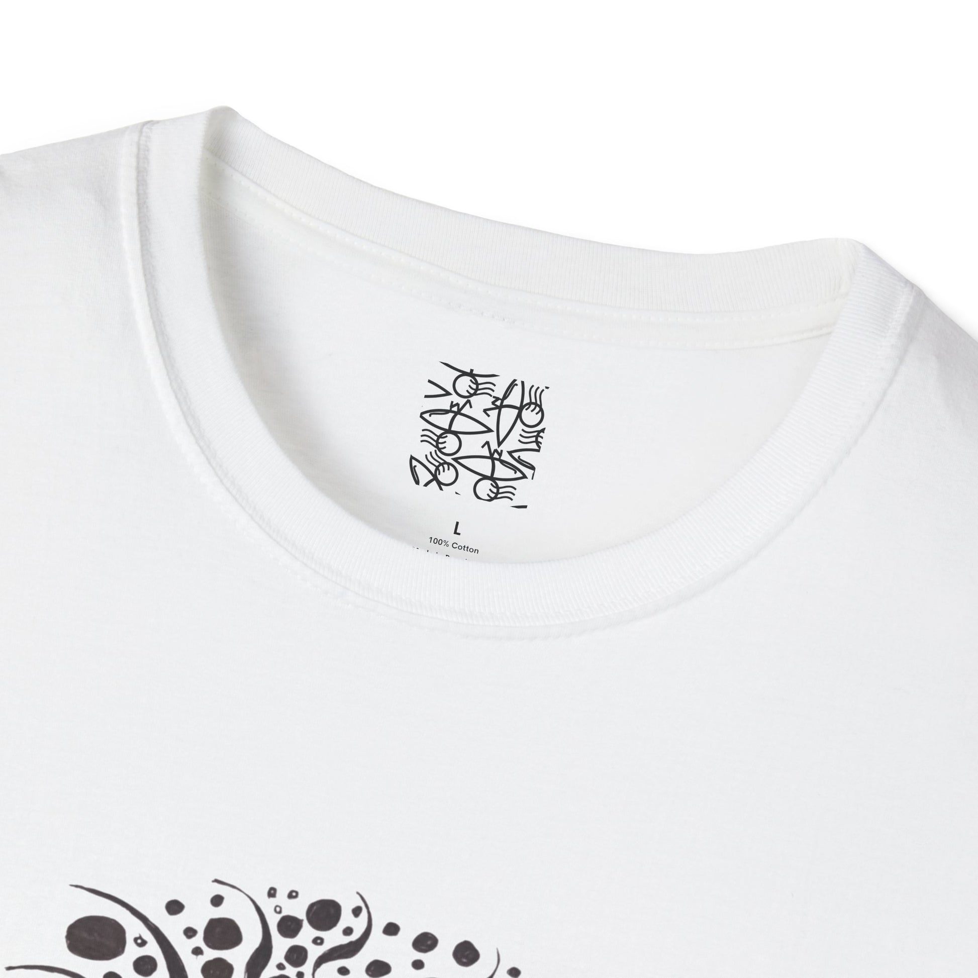 Boho Floral Unisex T-Shirt, Softstyle Tee for Summers, Perfect for Casual Outings, Gifts for Friends, Comfortable Everyday Wear