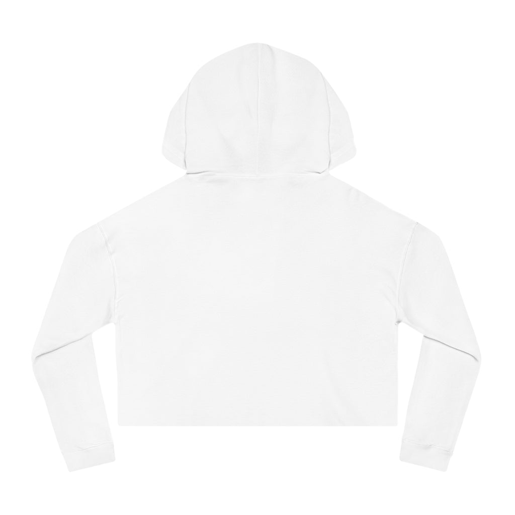 Stylish Women's Cropped Hooded Sweatshirt with Unique Graphic Design, Trendy Activewear, Lounge, Gift for Her, Casual Outfit, Spring Style