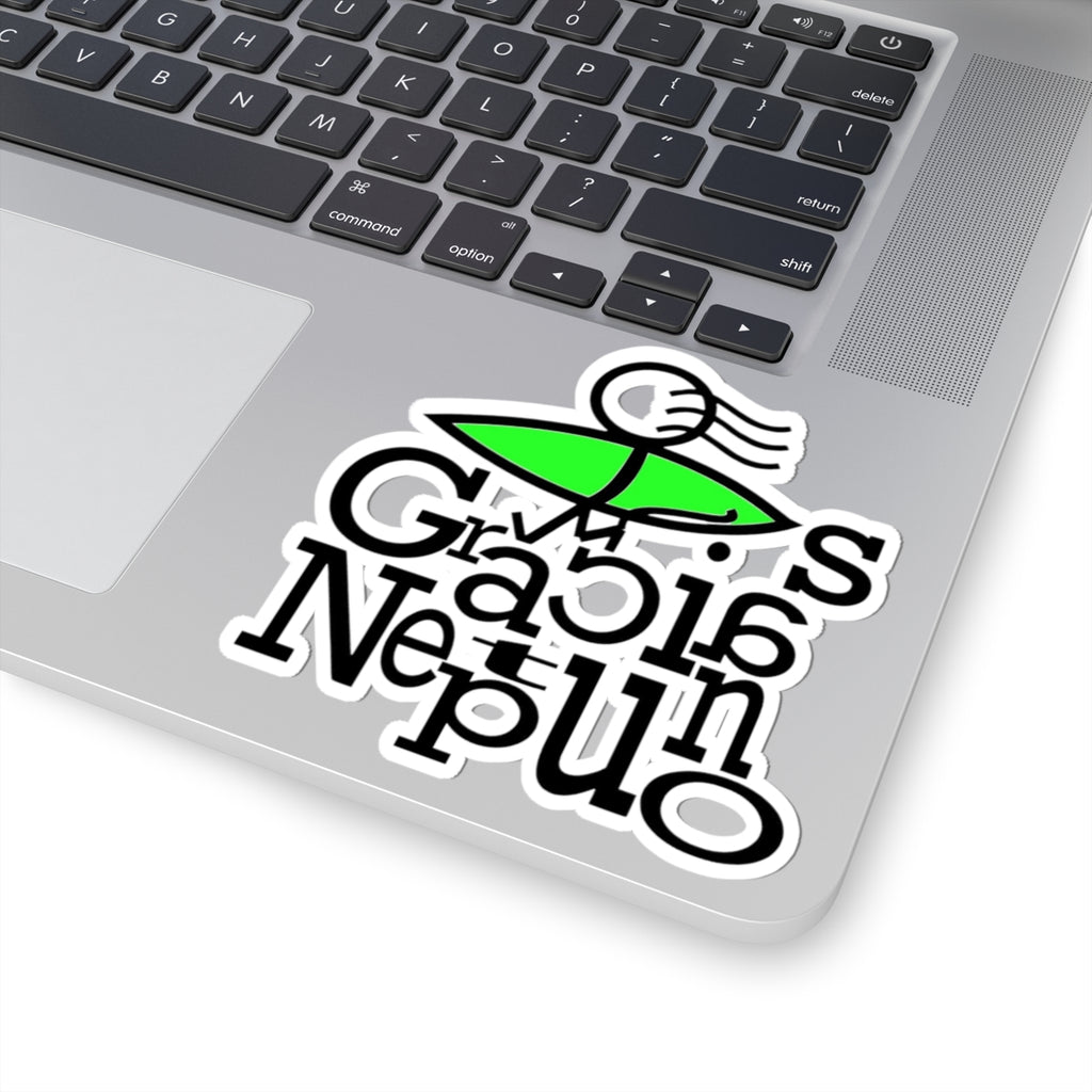 Surf-Inspired Kiss-Cut Stickers for Beach Lovers, Laptop Decals, Fun Gift for Surfers, Water Sports Decor, Summer Vibes