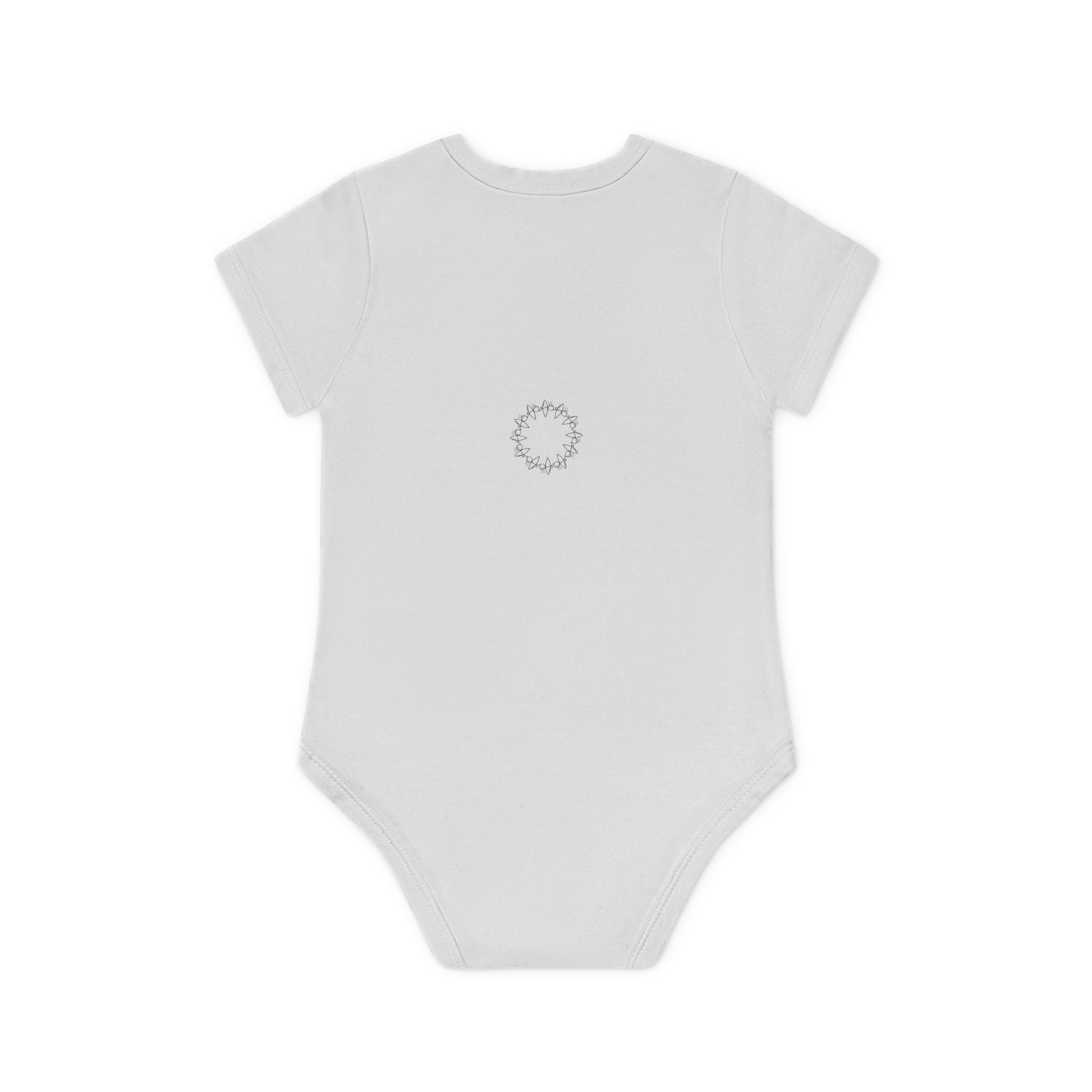 Cute Organic Baby Bodysuit with Floral Design - Eco-Friendly Infant Apparel