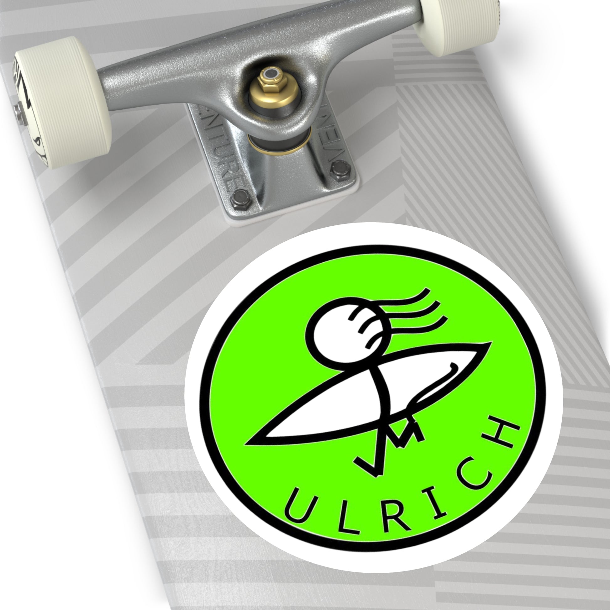 Surfing Vibes Stickers, Fun Round Stickers, Indoor/Outdoor, Kids Room Decor, Laptop Accessories, Gift for Surfers