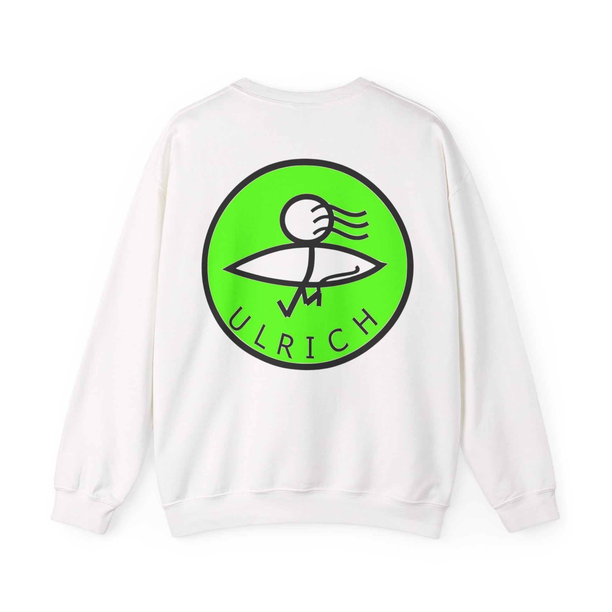 Playful Unisex Crewneck Sweatshirt with Unique Graphic Design