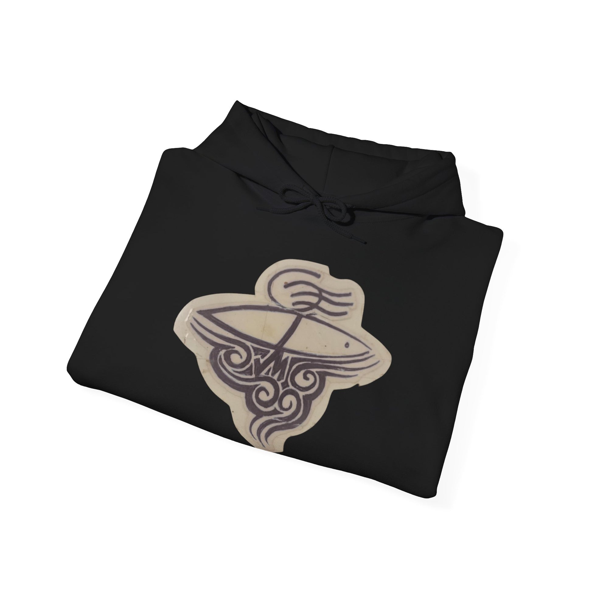Hand-Drawn Cosmic Dream Hoodie, Perfect for Cozy Days, Unique Gift for Space Lovers, Unisex Heavy Blend Sweatshirt, Stylish Layering