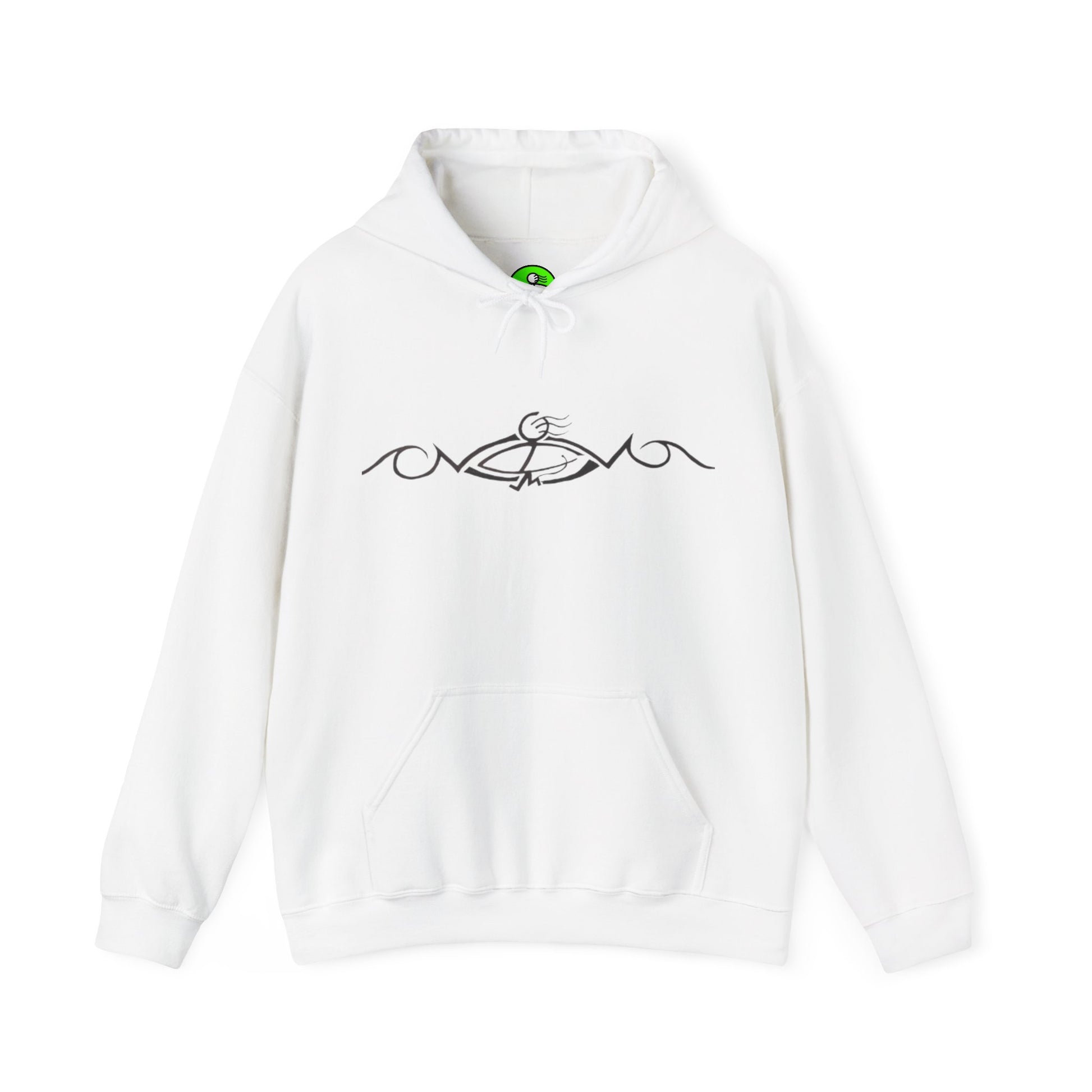 Minimalist Artistic Hooded Sweatshirt, Loungewear, Cozy Gift, Casual Wear, Unisex Fashion, Birthday Sweatshirt