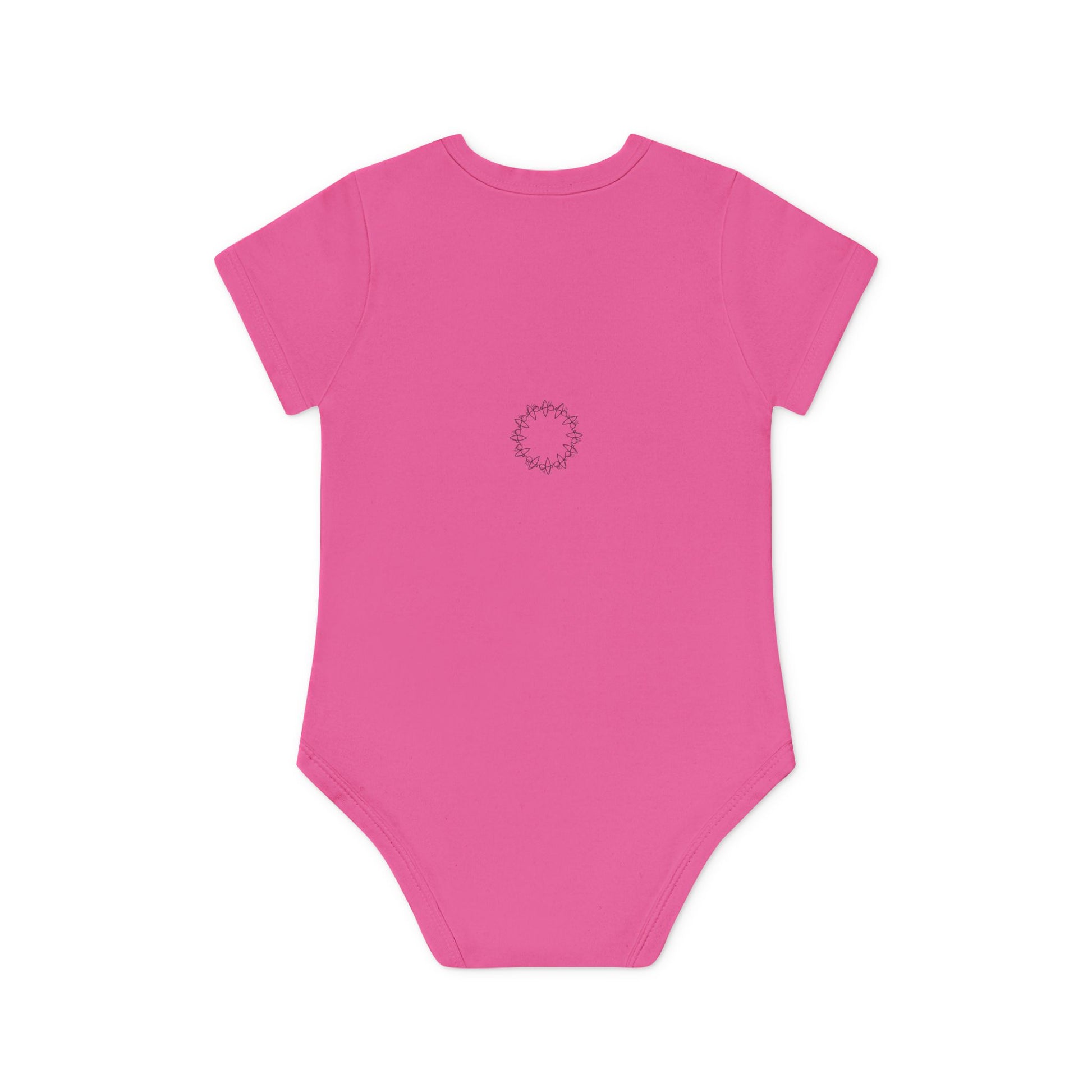 Cute Organic Baby Bodysuit with Floral Design - Eco-Friendly Infant Apparel