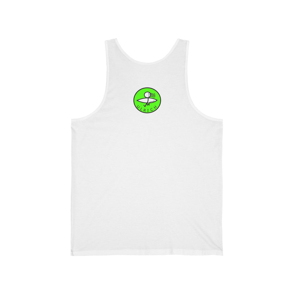 Botanical U Graphic Tank, Unisex Jersey Tank Top, Summer Apparel, Casual Wear, Nature Lover Gift, Retro Style Clothing