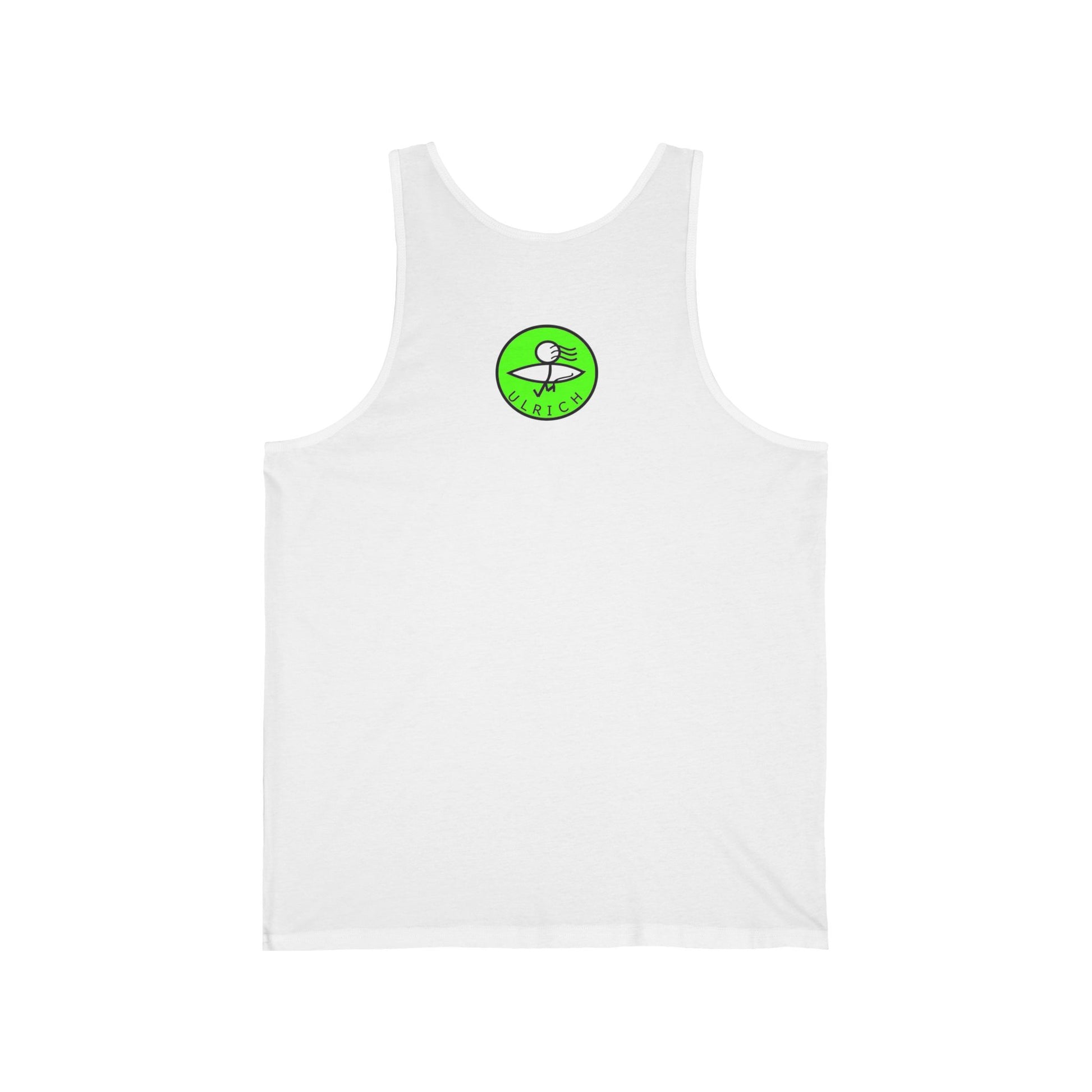 Botanical U Graphic Tank, Unisex Jersey Tank Top, Summer Apparel, Casual Wear, Nature Lover Gift, Retro Style Clothing