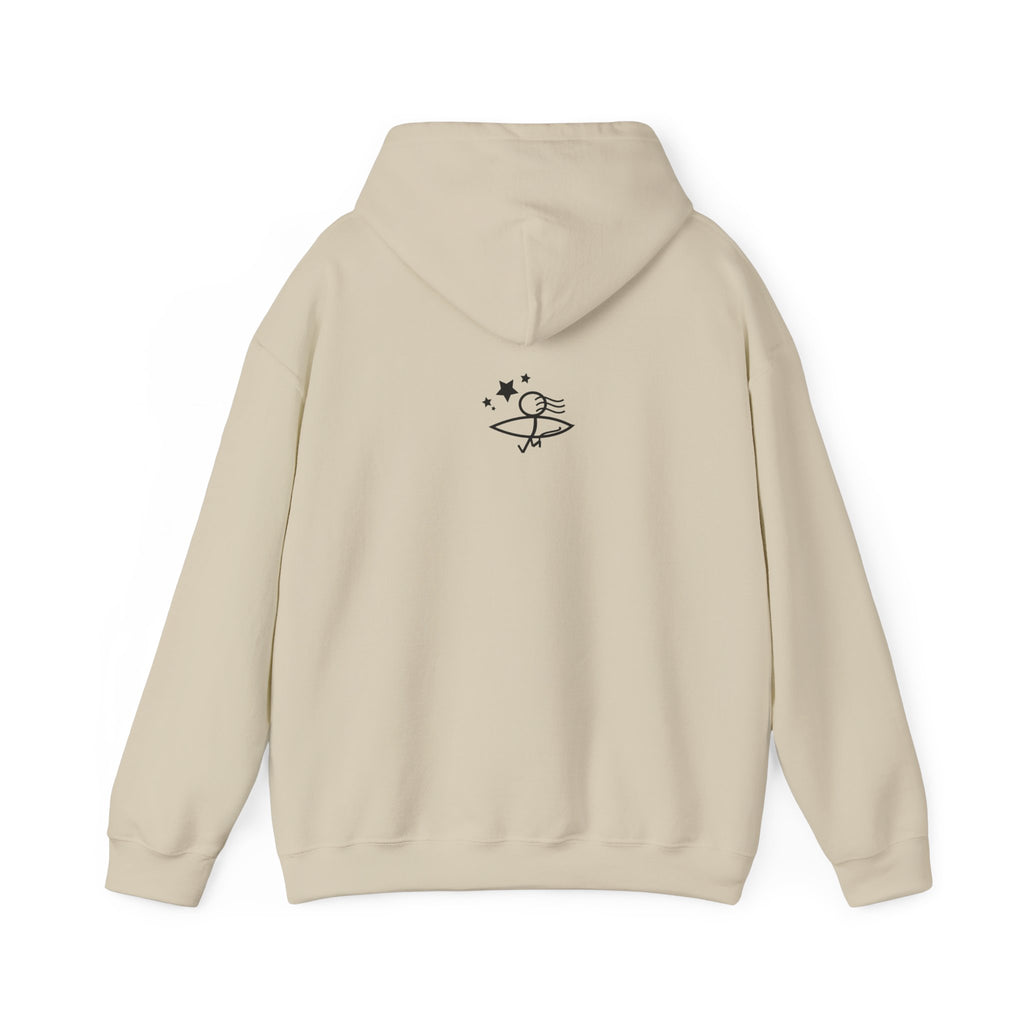 Cozy Unisex Hooded Sweatshirt with Circular Design | Perfect for Casual Wear & Gift Giving