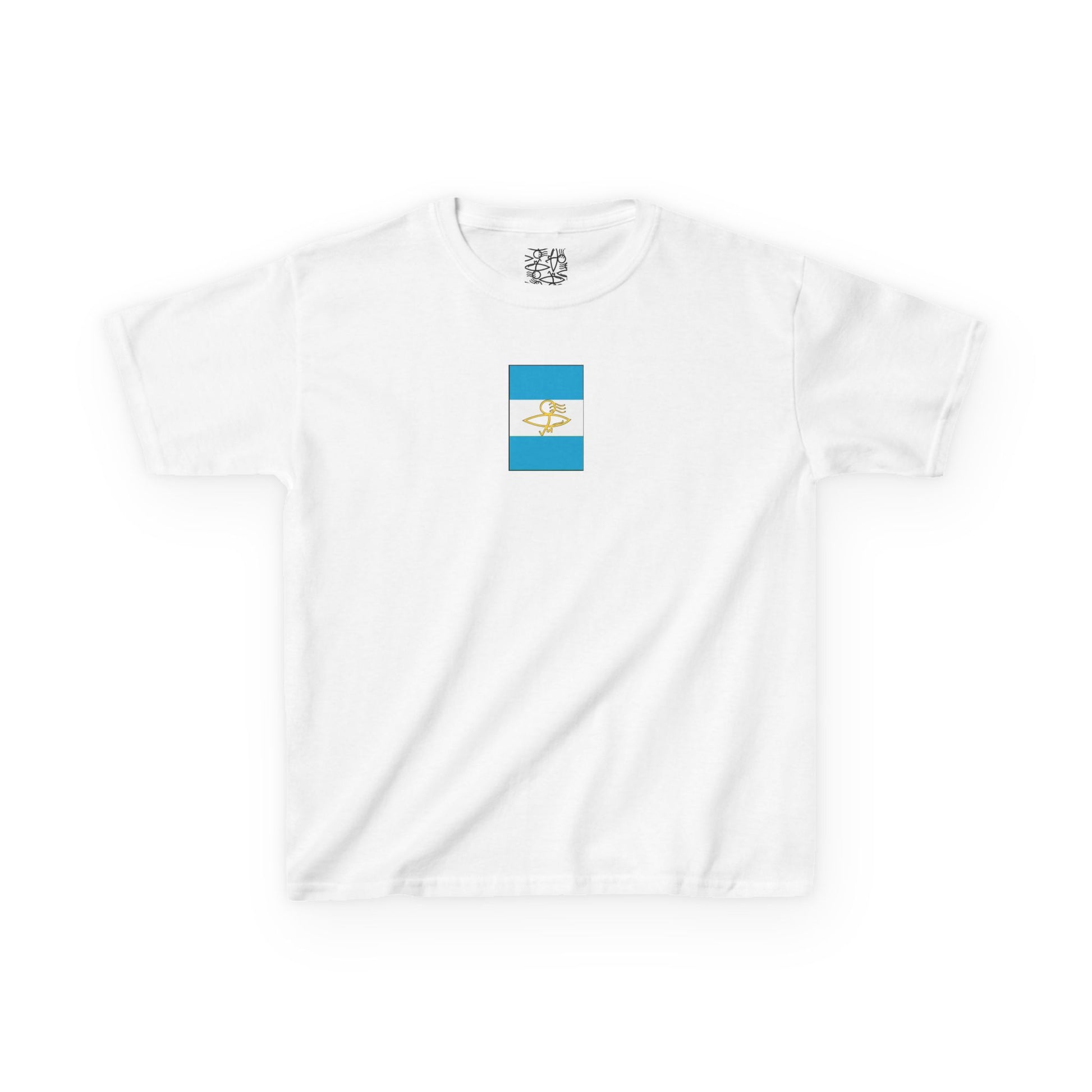Argentinian Flag Kids Tee, Fun Summer Wear, Boys Girls T-Shirt, Birthday Gift, Vacation Trip Apparel