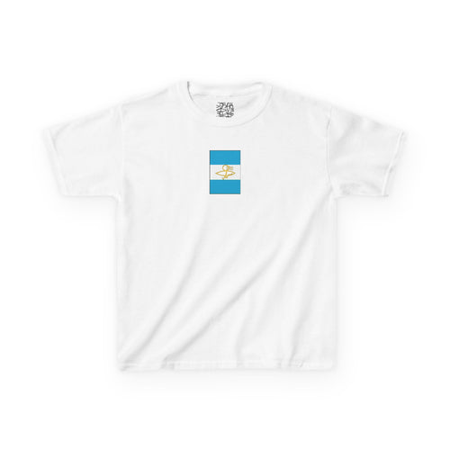 Argentinian Flag Kids Tee, Fun Summer Wear, Boys Girls T-Shirt, Birthday Gift, Vacation Trip Apparel