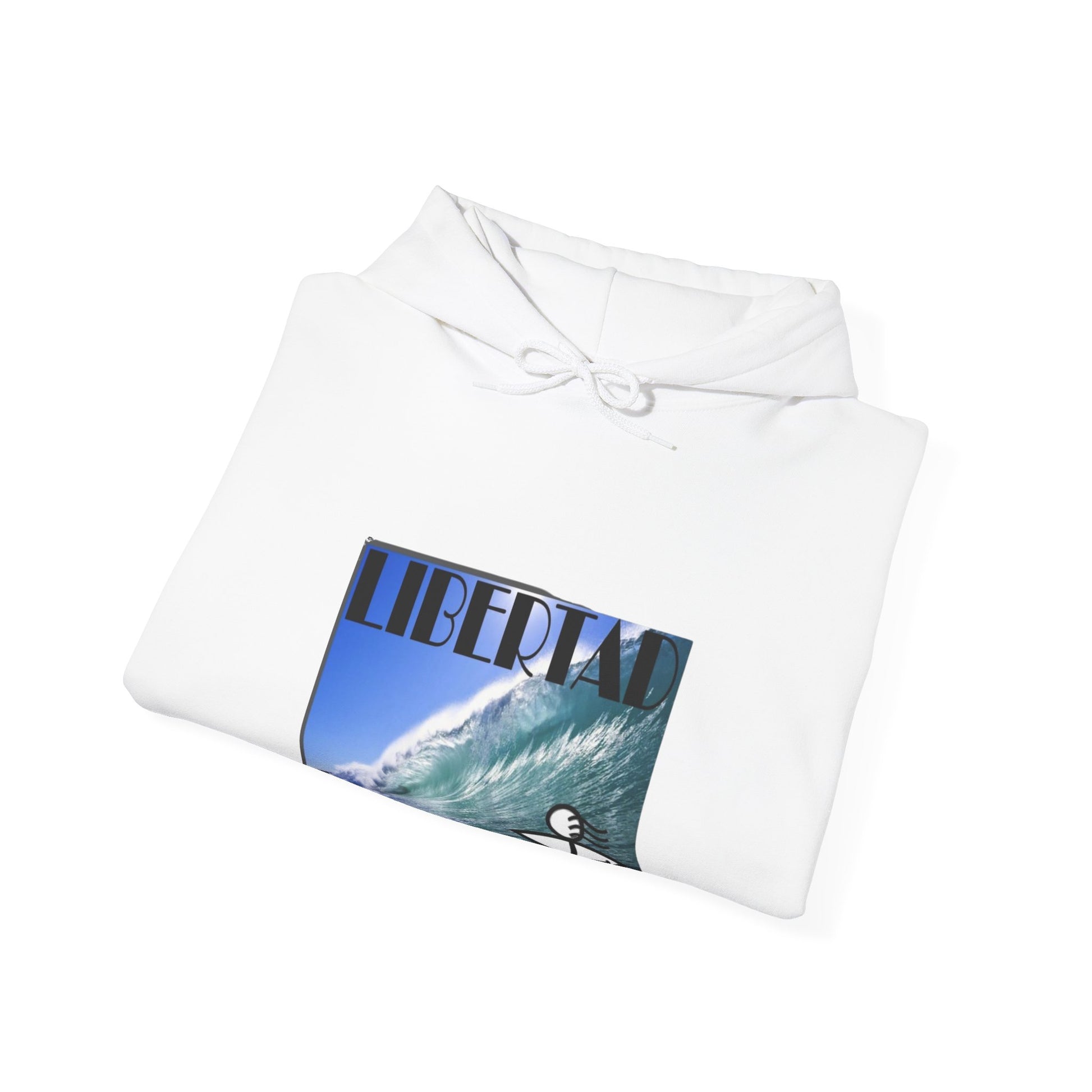 Libertad Surf Hoodie - Unisex Heavy Blend™ Sweatshirt for Coastal Living