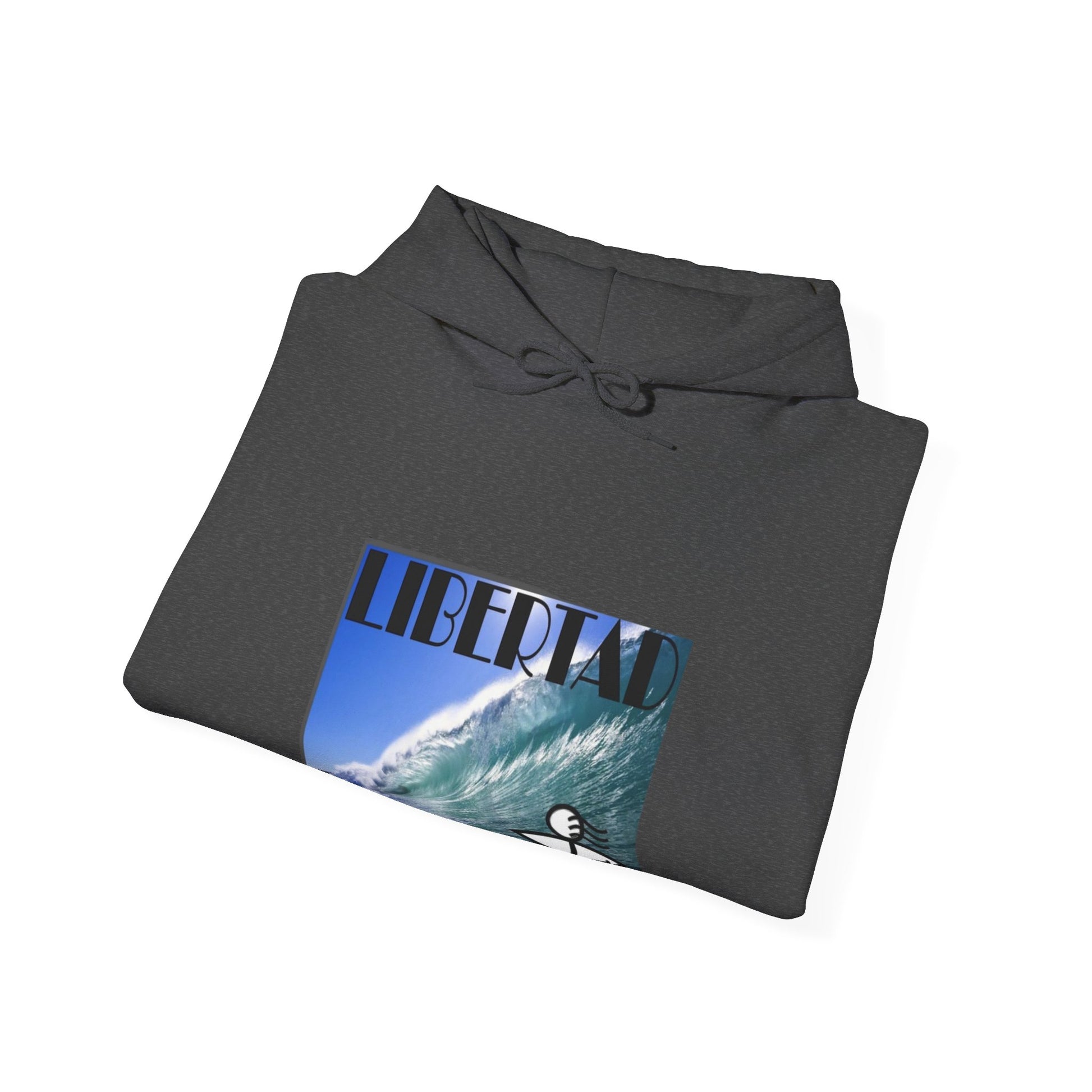 Libertad Surf Hoodie - Unisex Heavy Blend™ Sweatshirt for Coastal Living