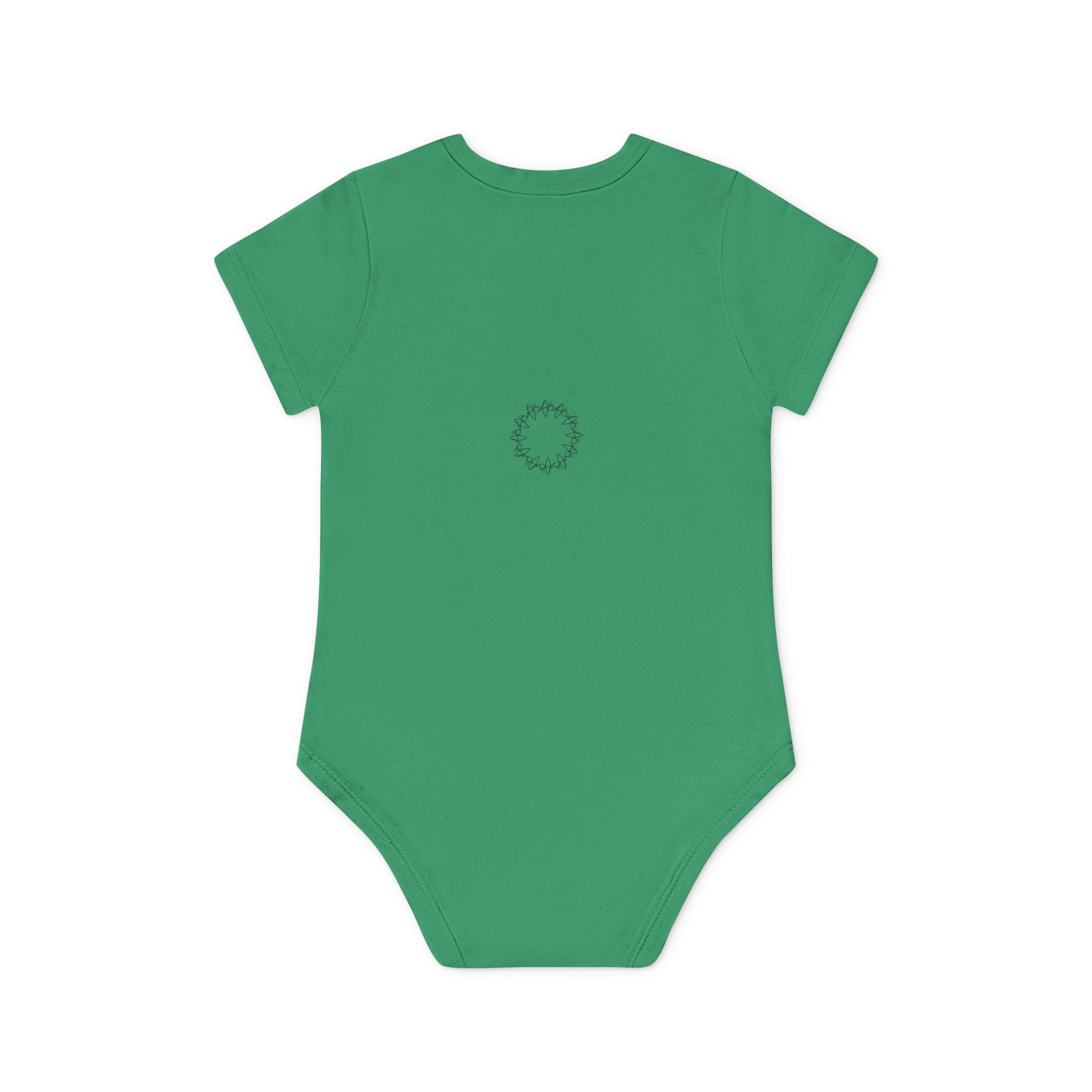 Cute Organic Baby Bodysuit with Floral Design - Eco-Friendly Infant Apparel
